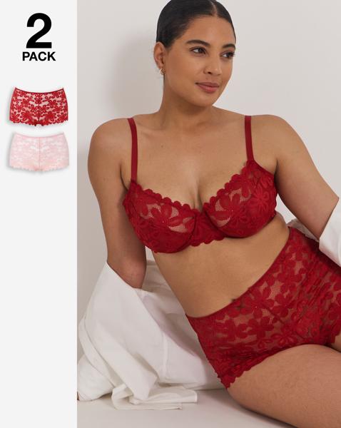 2 Pack Daisy Lace Shorts