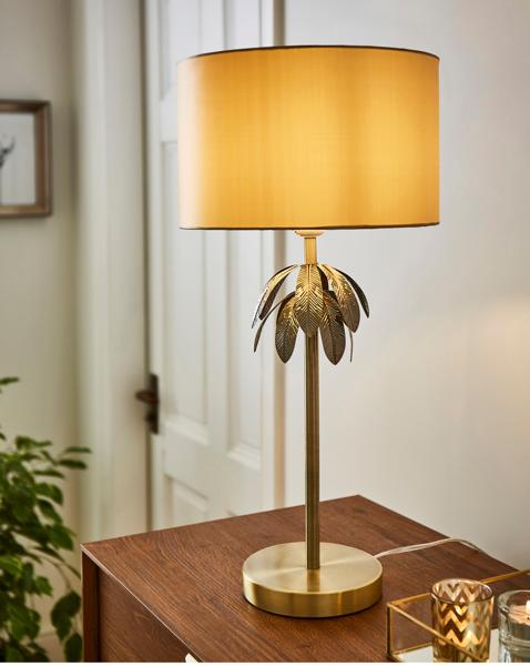 Tropical Palm Tree Table Lamp