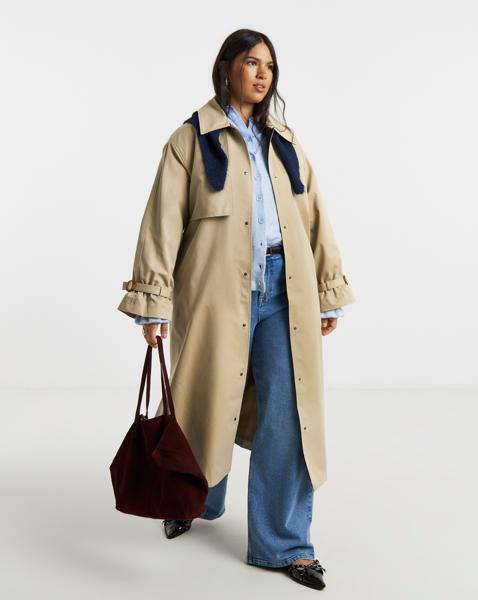 Stone Maxi Trench Coat - Image