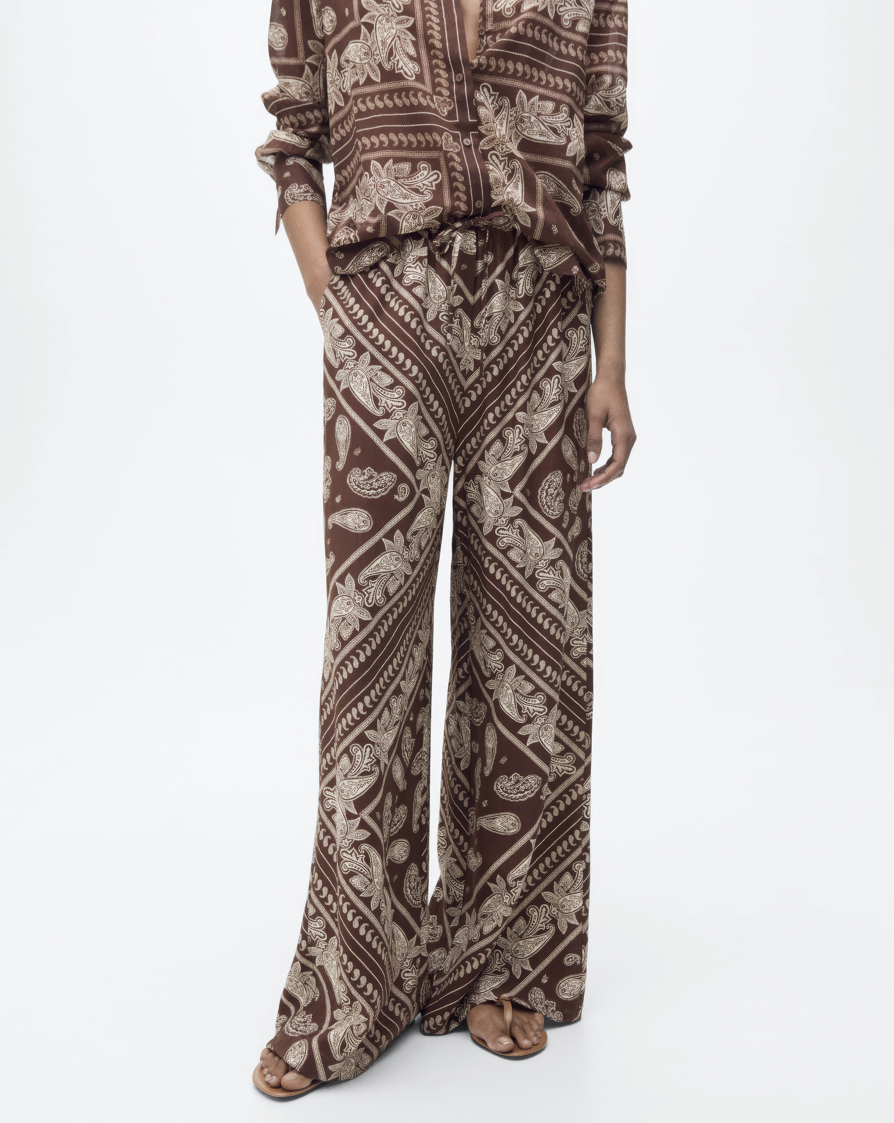 Mango Abstract Trousers