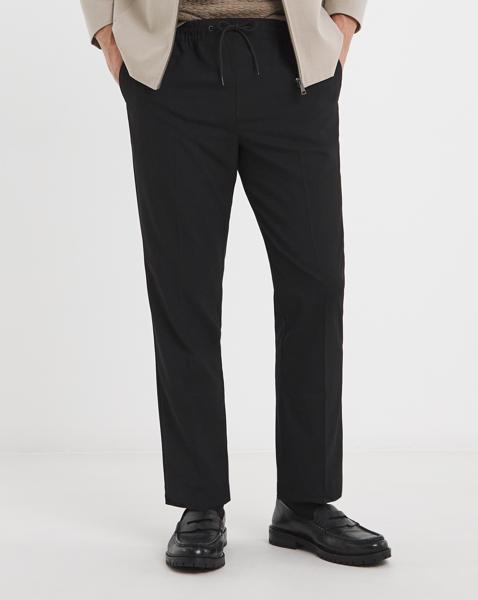 Black Elasticated Jogger Trouser