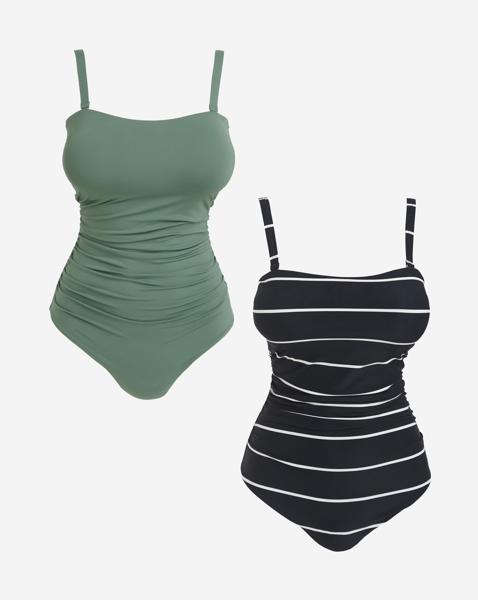 MAGISCULPT 2 Pack Bandeau 360 Degree Shaping Swimsuits - Image
