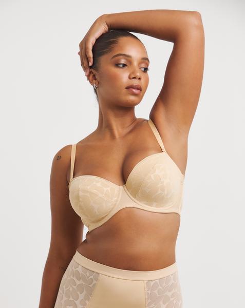 Almond Underwired Padded Multiway Bra