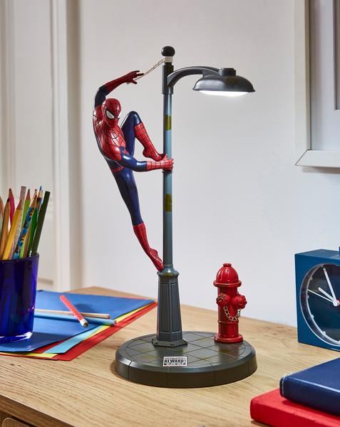 Marvel Spiderman Desk Lamp with Fire Hydrant Dimmer - USB Powered