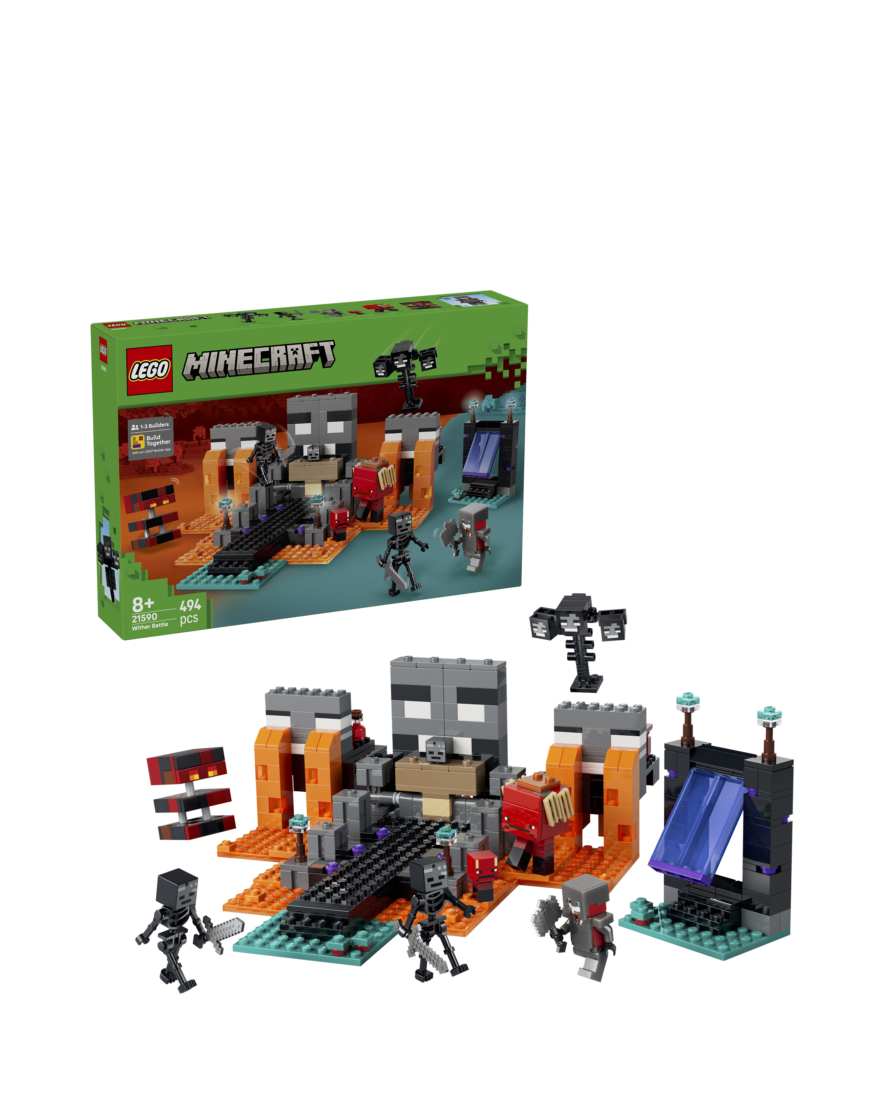 Lego Minecraft Wither Battle