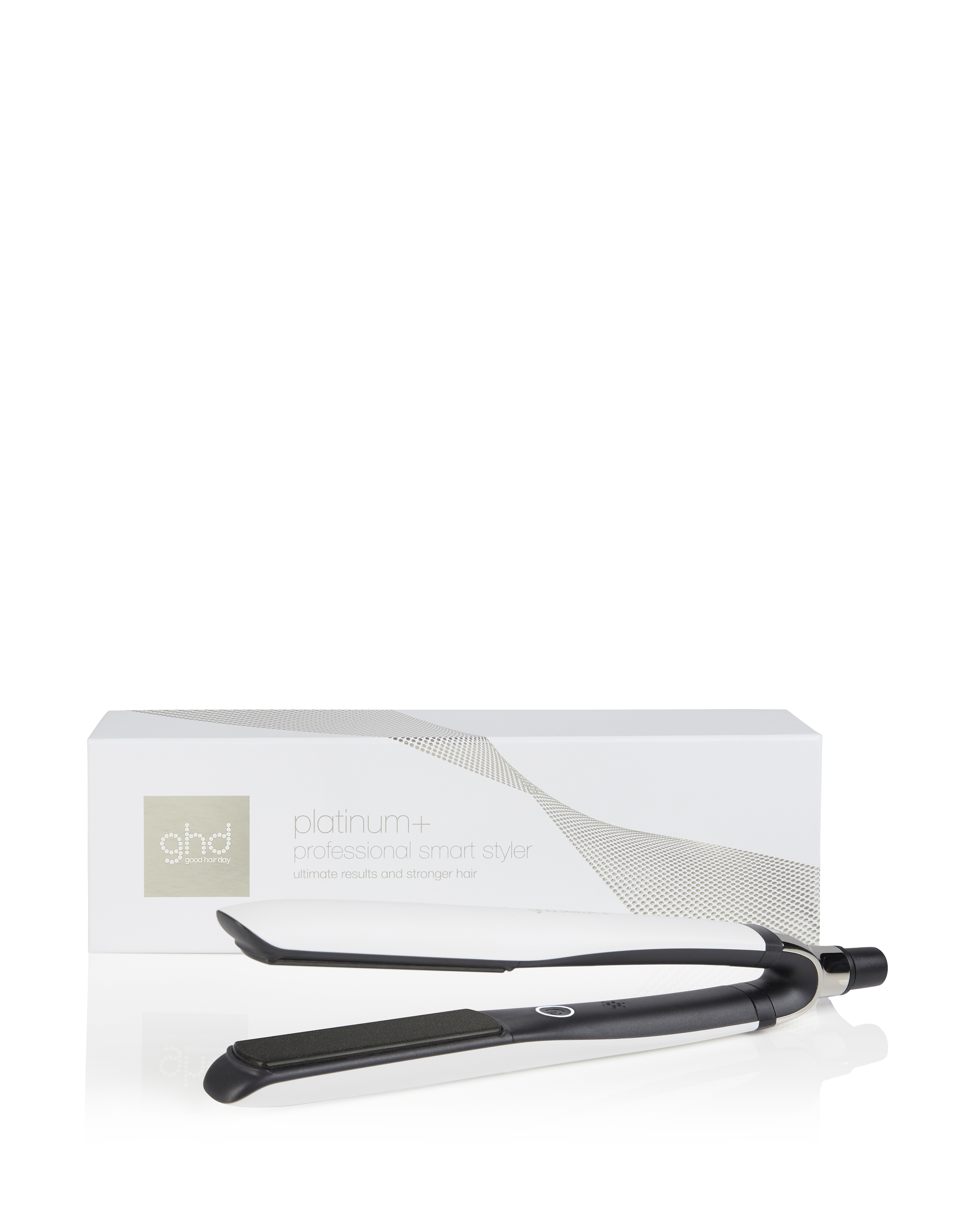 GHD Platinum+ Hair Straightener in White