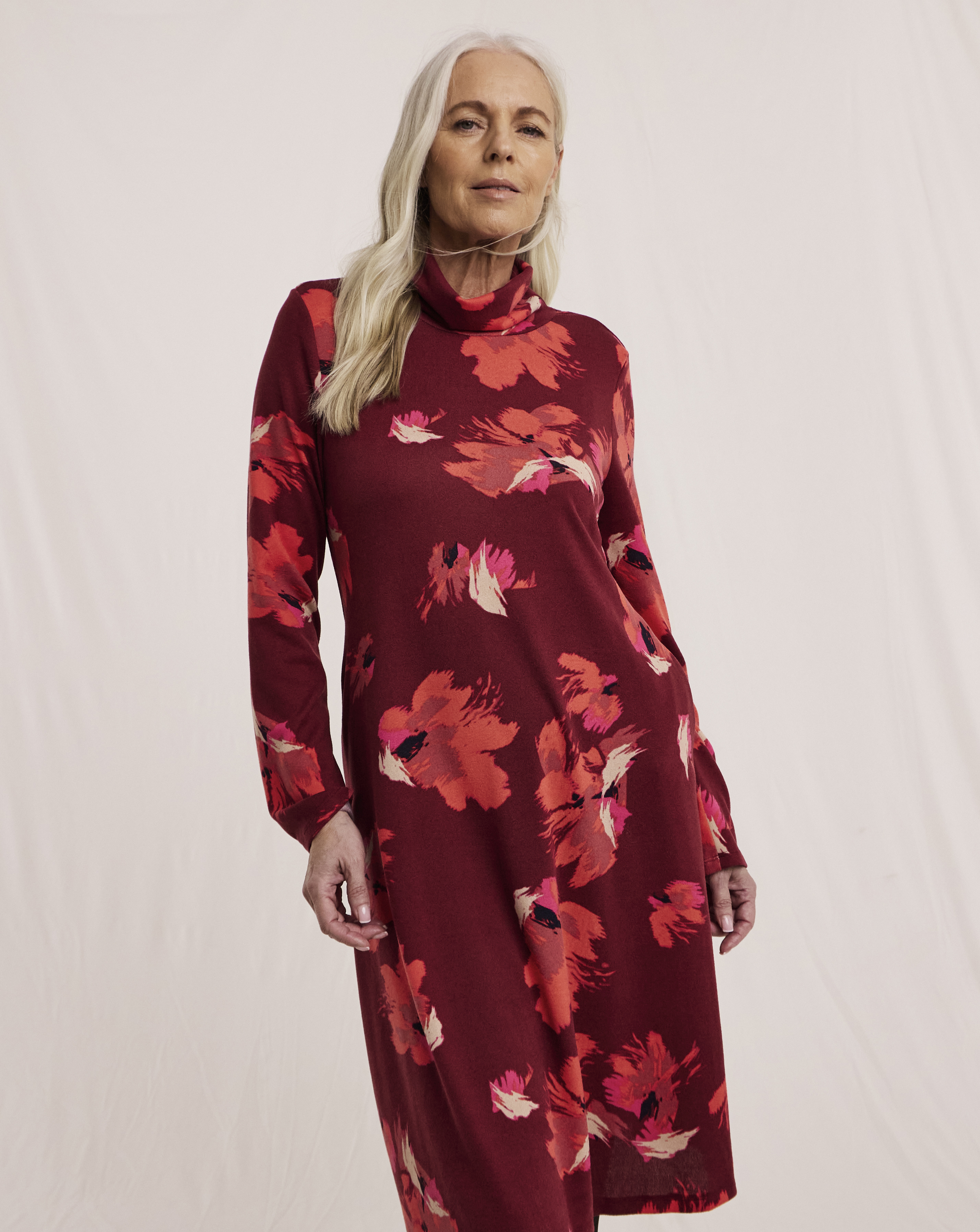 Julipa Roll Neck Cosy Touch Dress