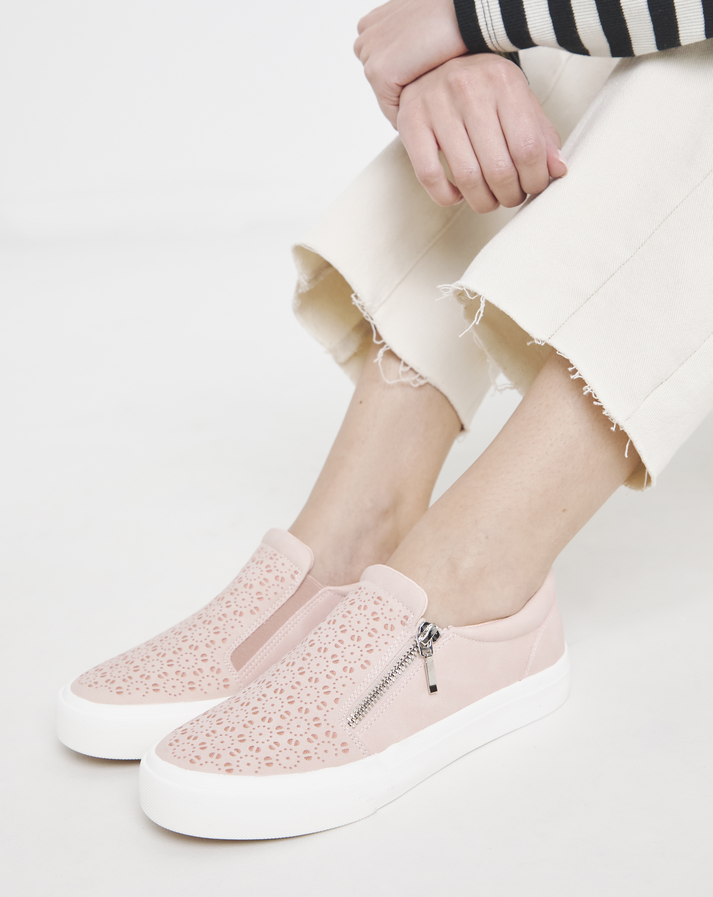 Zip Detail Slip on Trainer E Fit