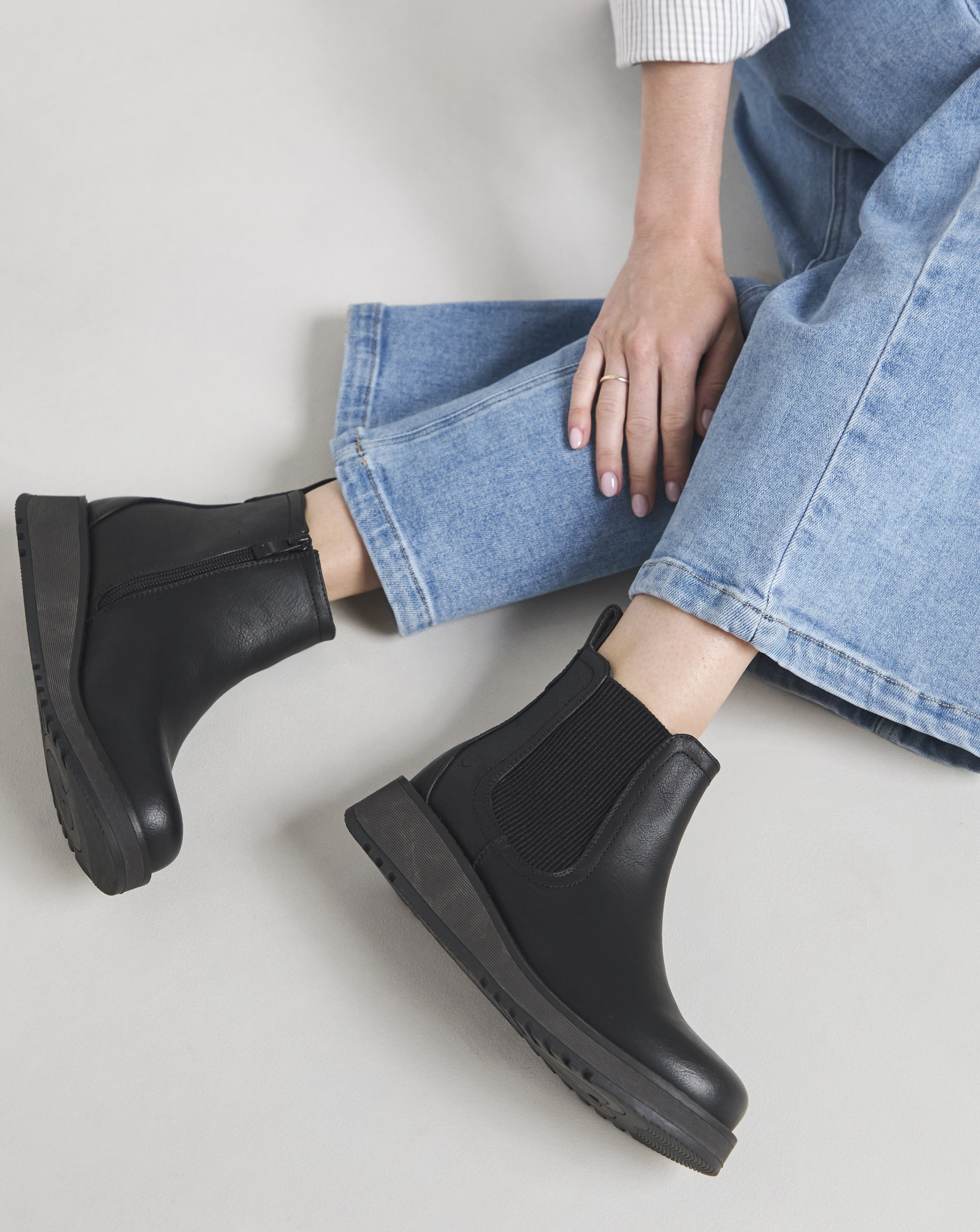Heavenly Feet Rolo Boot Ex Wide Fit