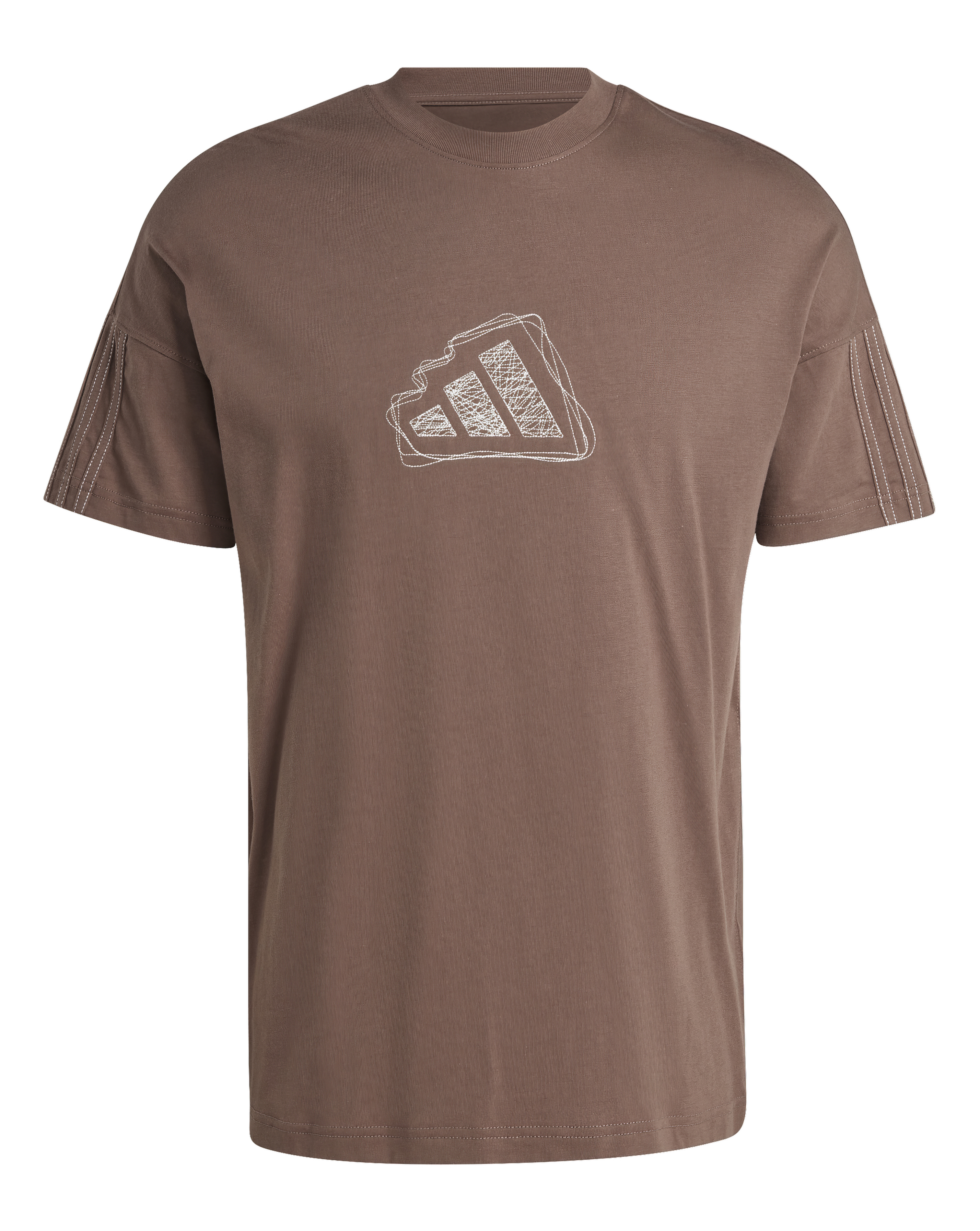adidas ALL SZN T-Shirt Brown - adidas - SizeL40/44