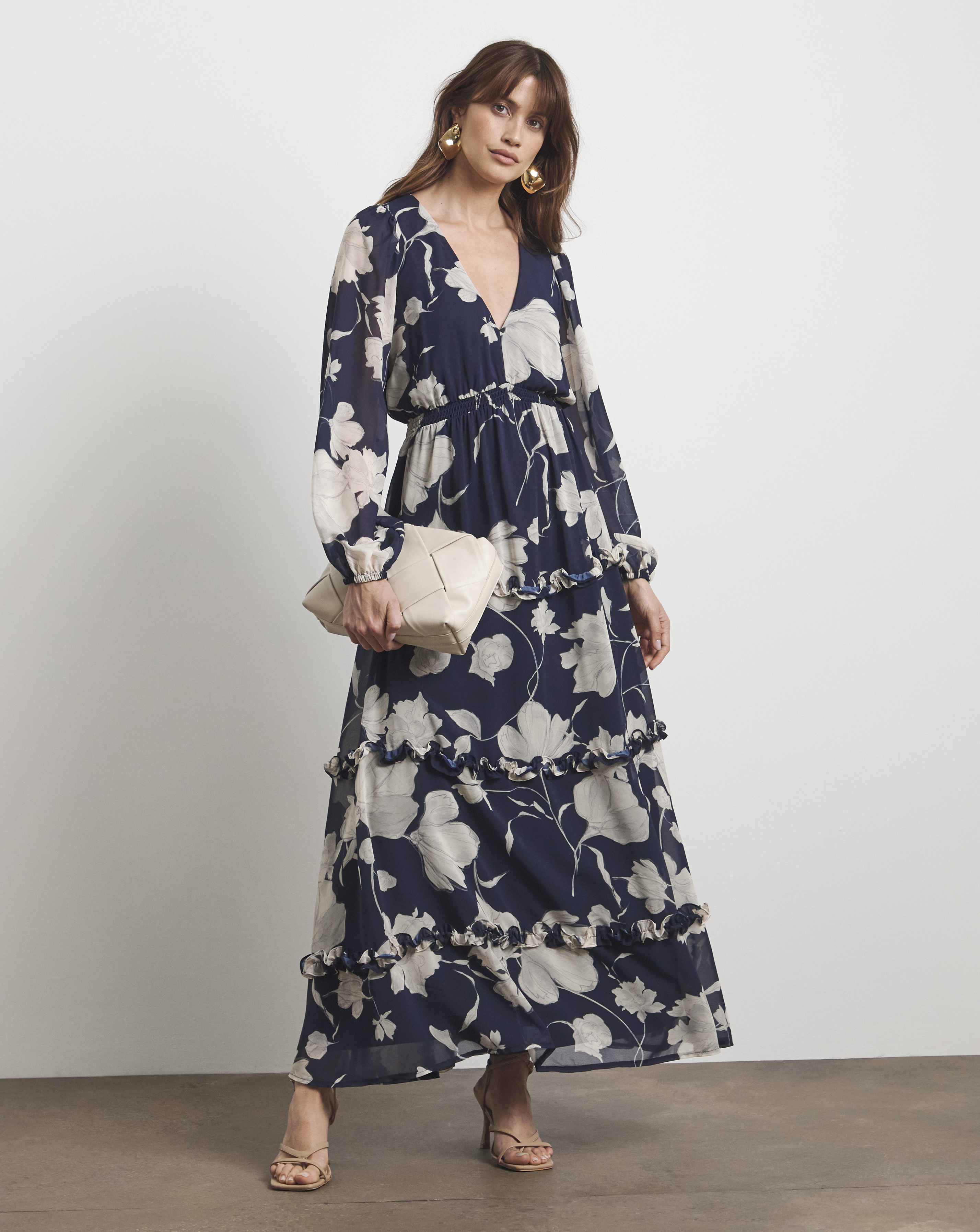 Joanna Hope Romantic Ruffle Dress