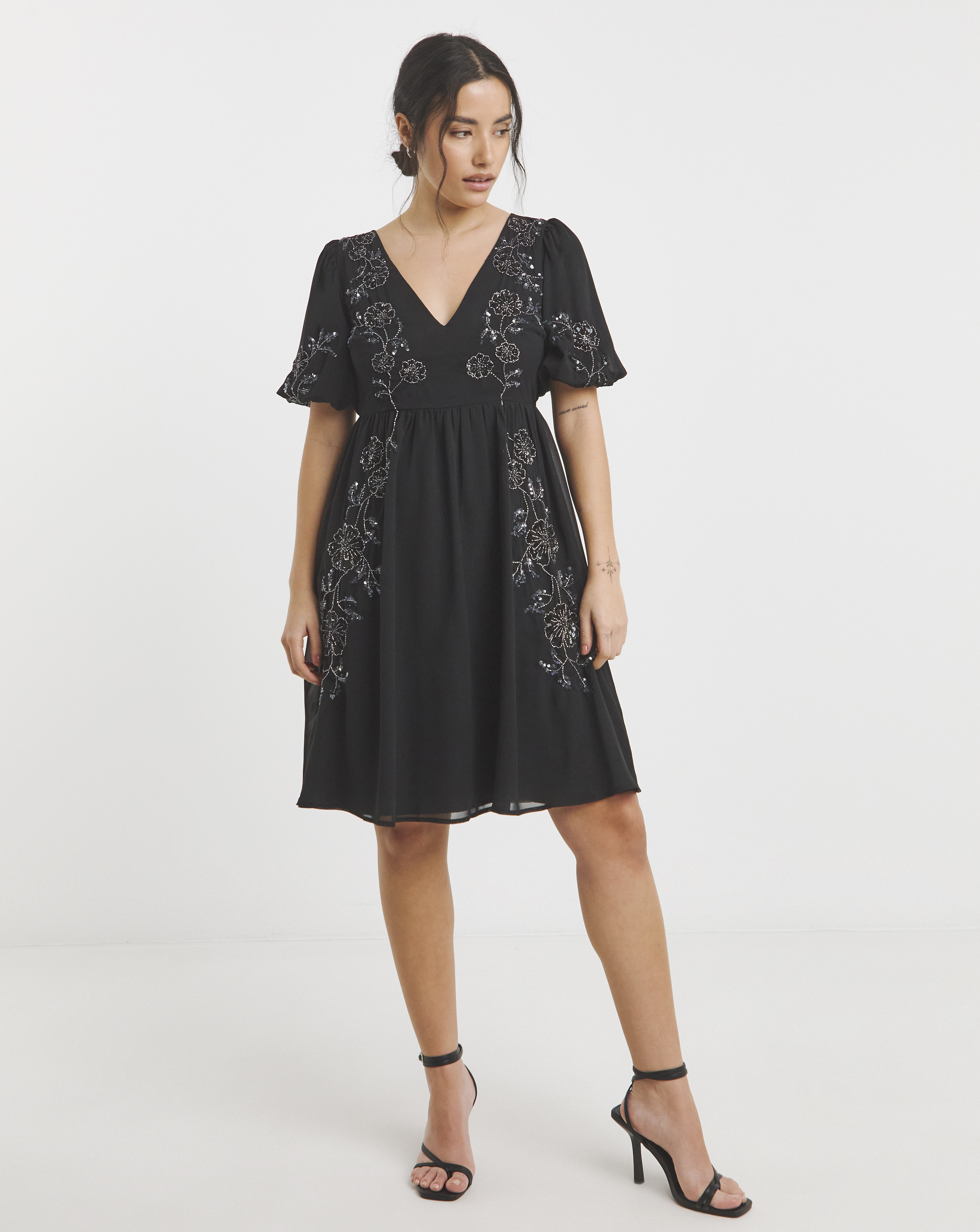 Maya Deluxe Embellished Mini Dress