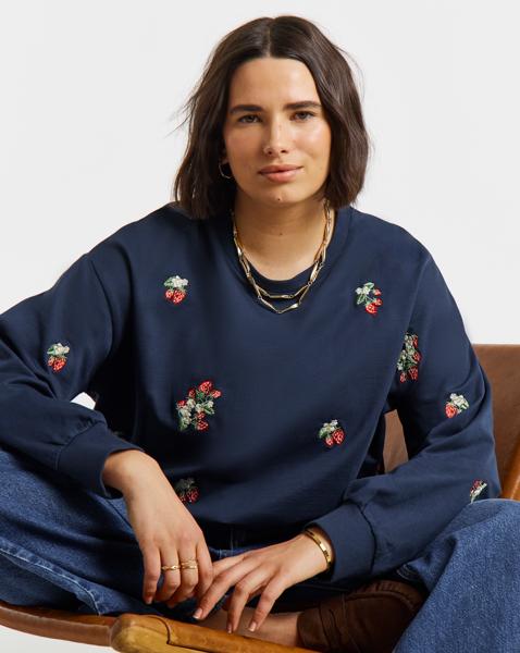 Simply Be Hearts & Floral Sweatshirt