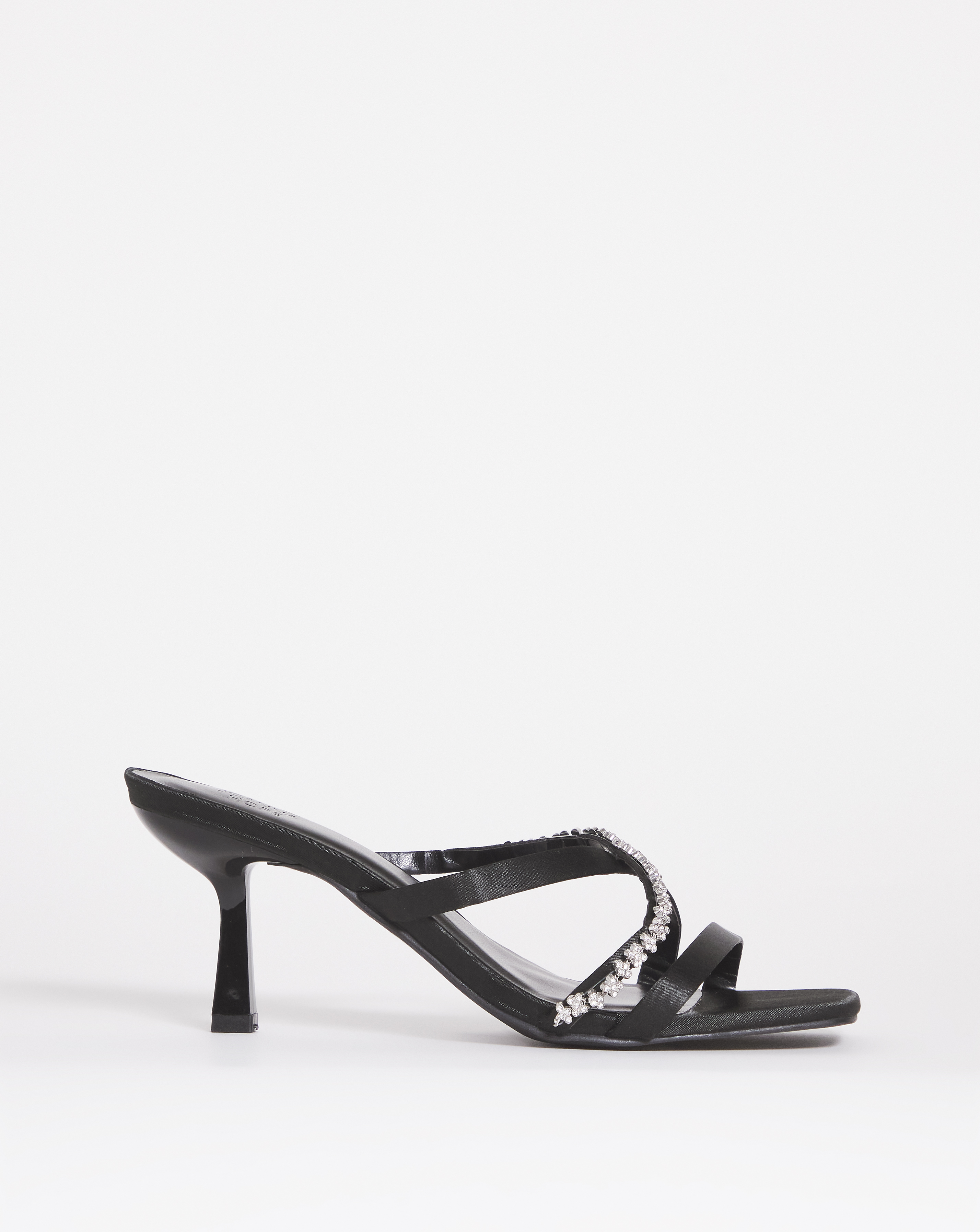 Joanna Hope Diamante Heel EEE Fit - Black - Size 4 - Womens