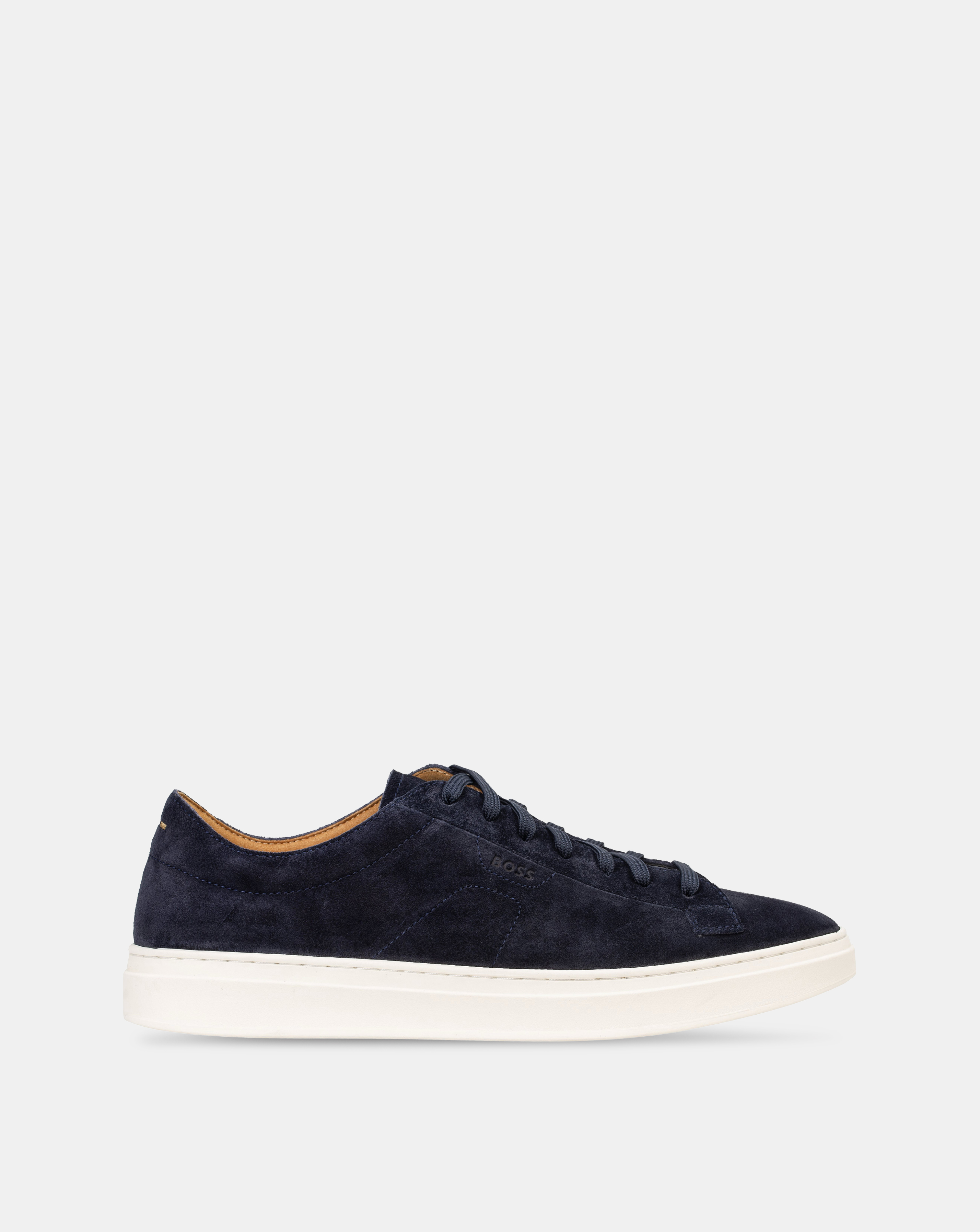 BOSS Kieran Suede Trainer - Navy