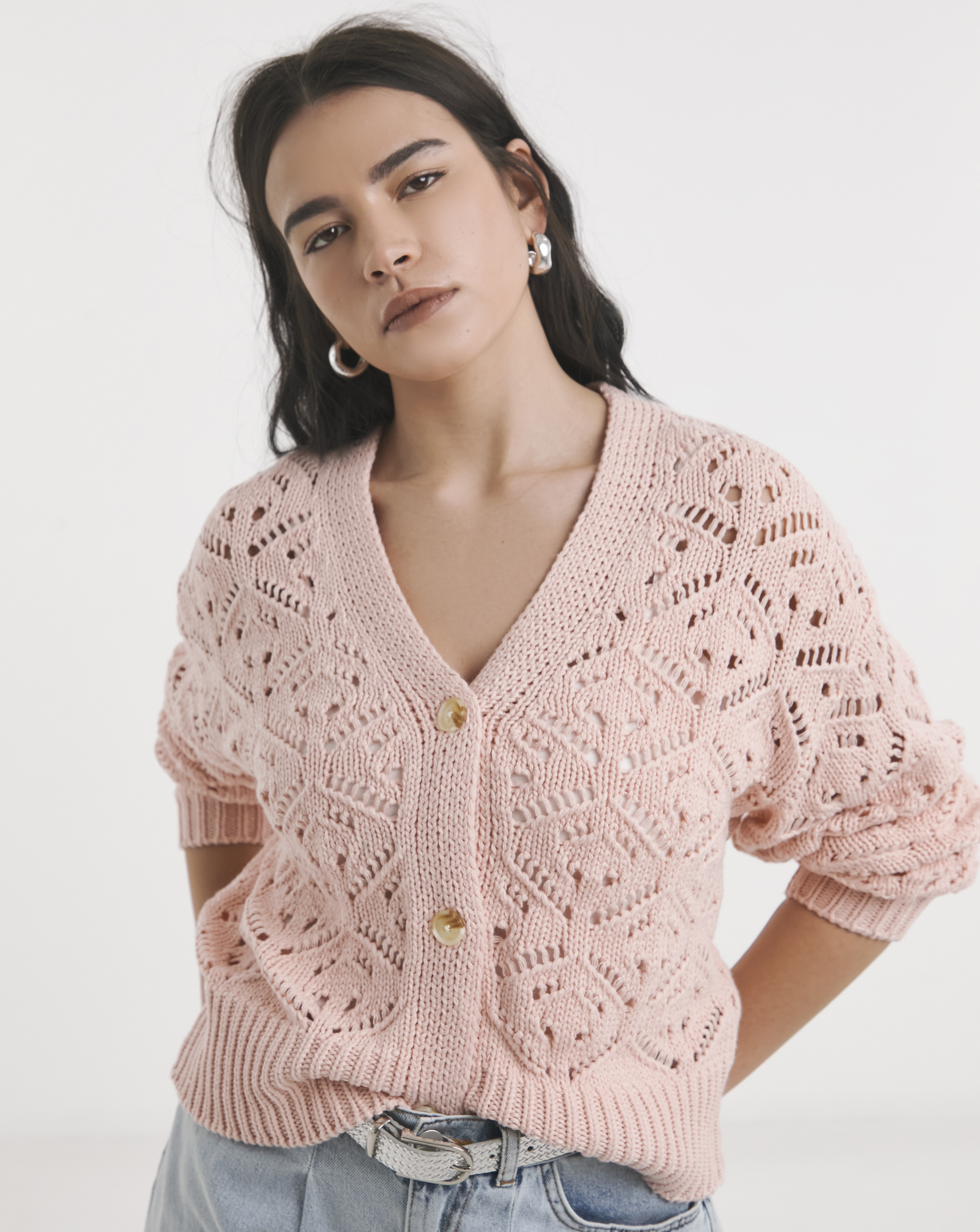 Simply Be Pointelle Cardigan