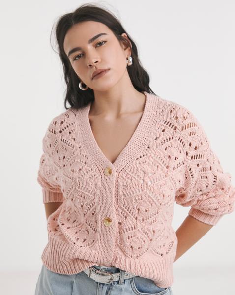 Simply Be Pointelle Cardigan - Image