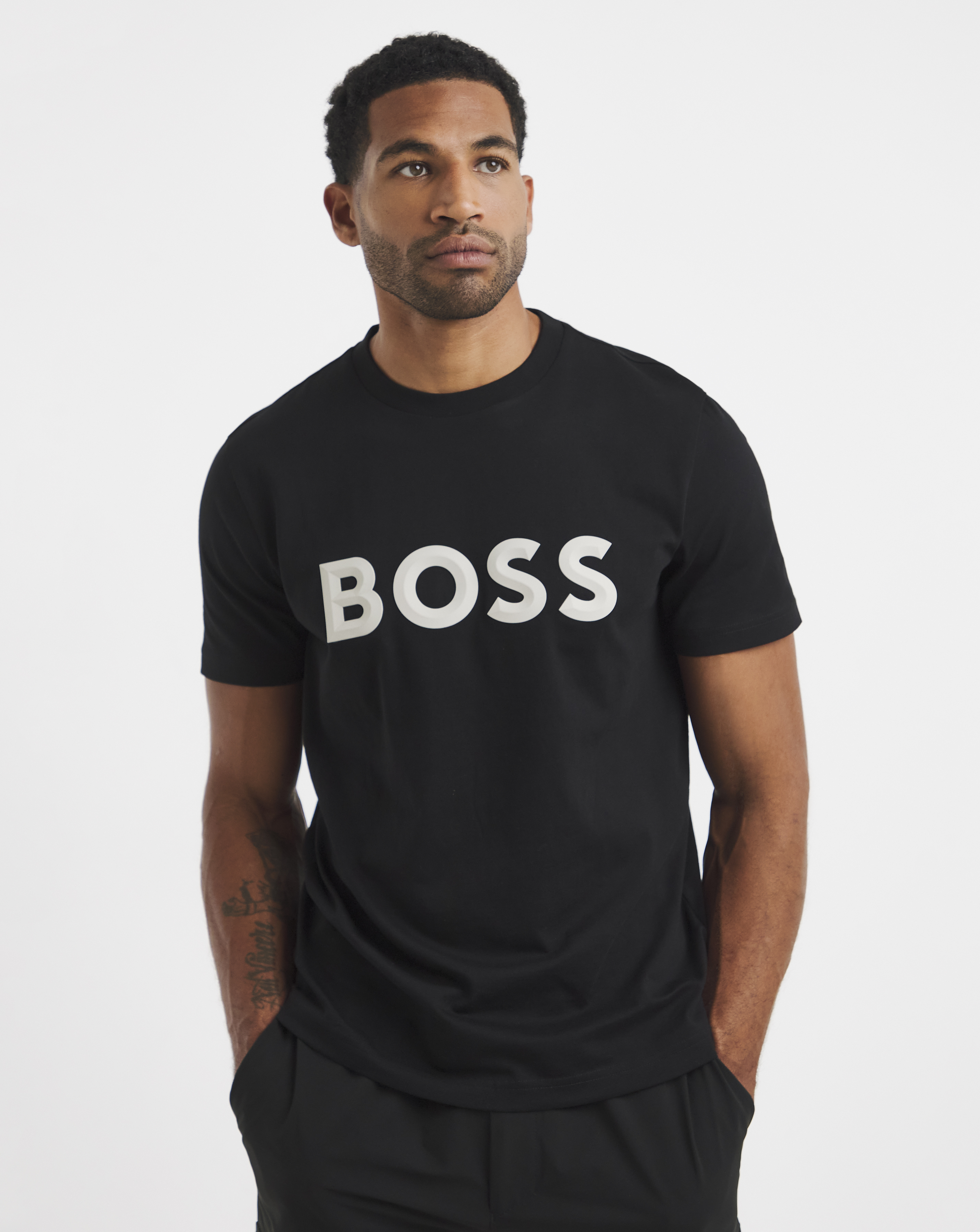 BOSS Graphic Logo T-Shirt - Black
