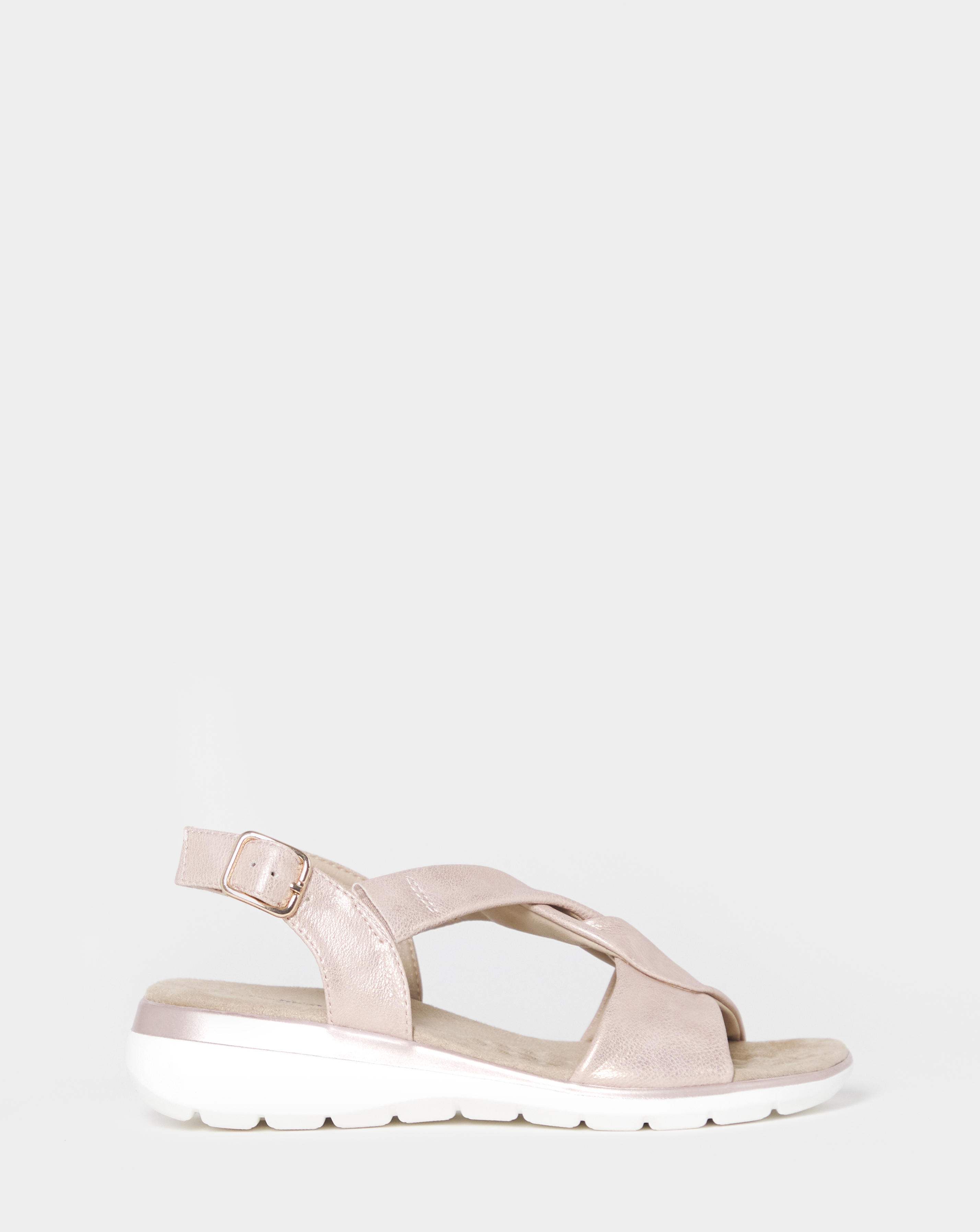 Cushion Walk Shimmer Sandals EEE Fit