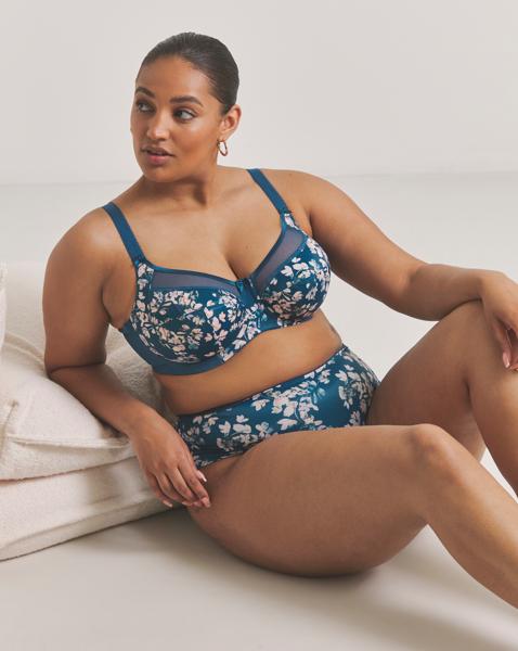 Goddess Kayla Full Cup Bra Teal