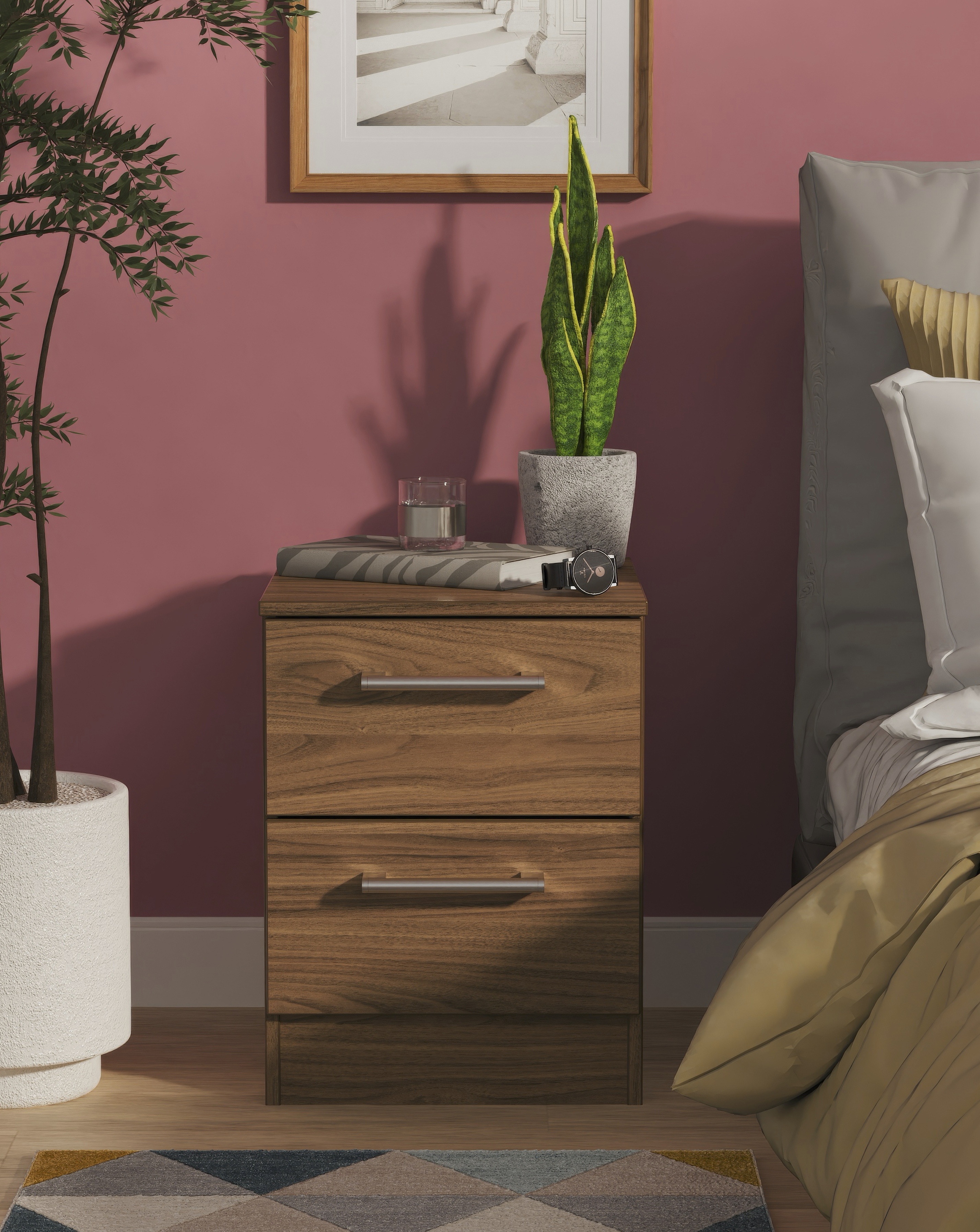 Briar 2 Drawer Bedside