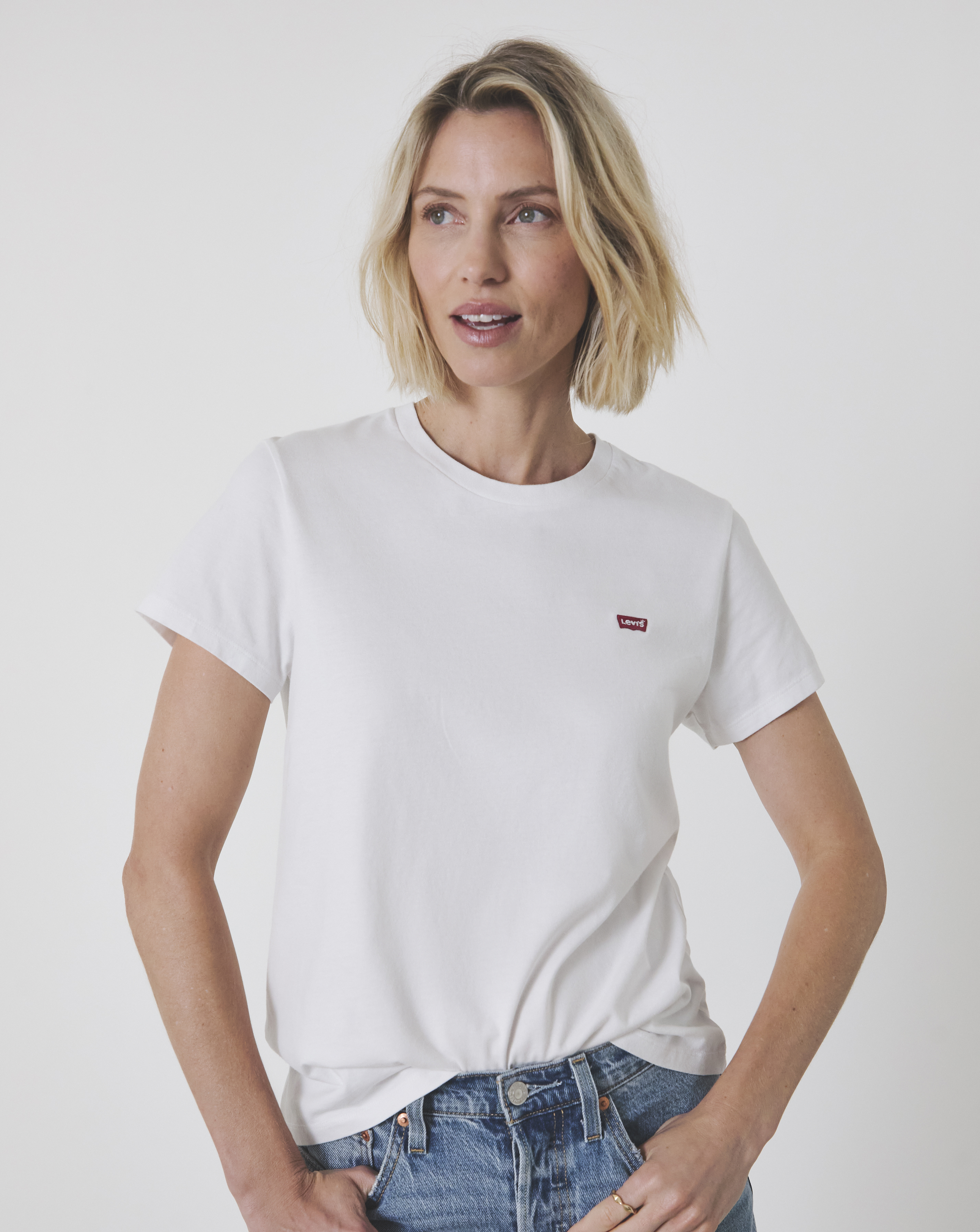 Levi's White Perfect Tee - 2XL