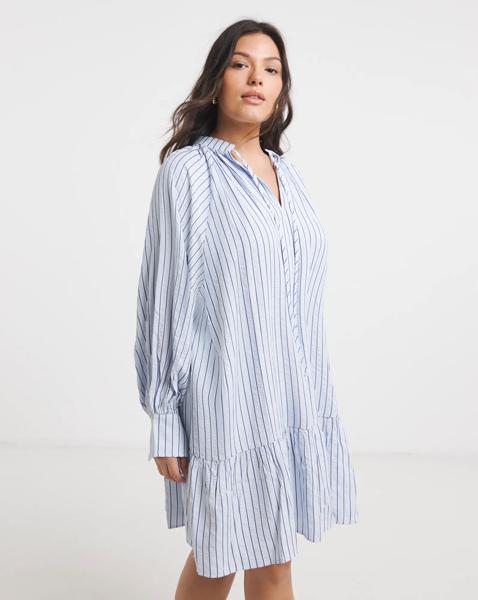 Stripe Shirt Dress