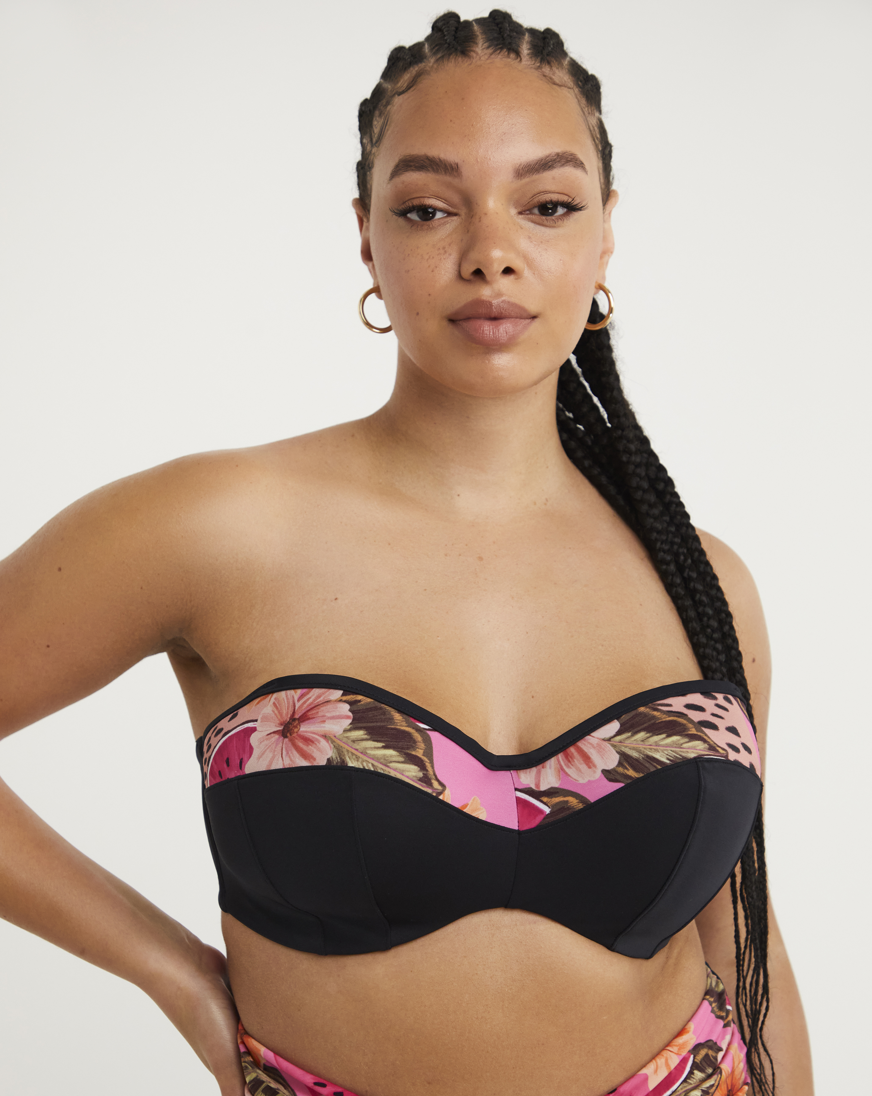 Elomi Cabana Nights Bandeau Bikini Top