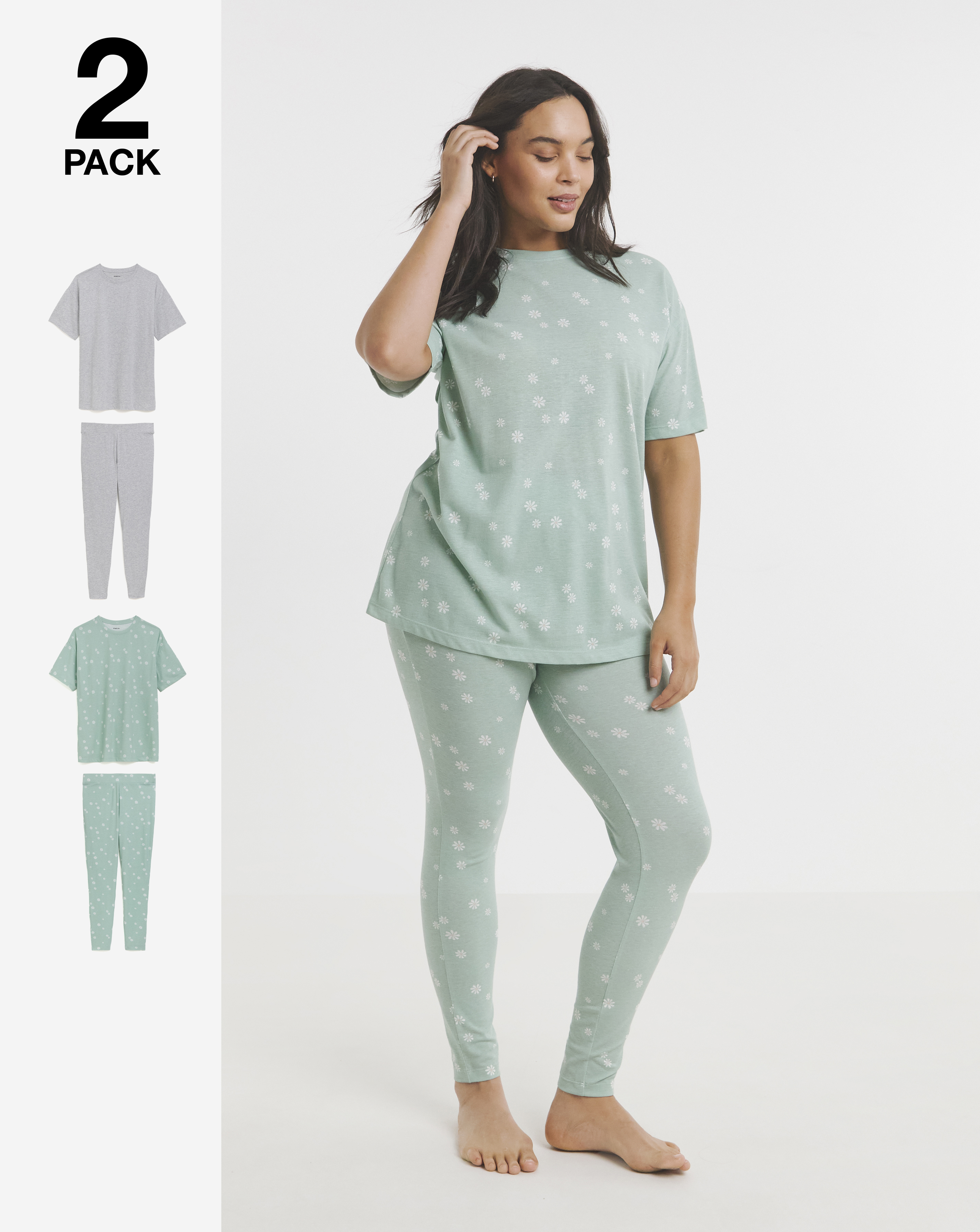 Floral Value 2 Pack Legging Set