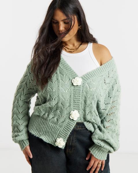 Simply Be Pointelle Cardigan