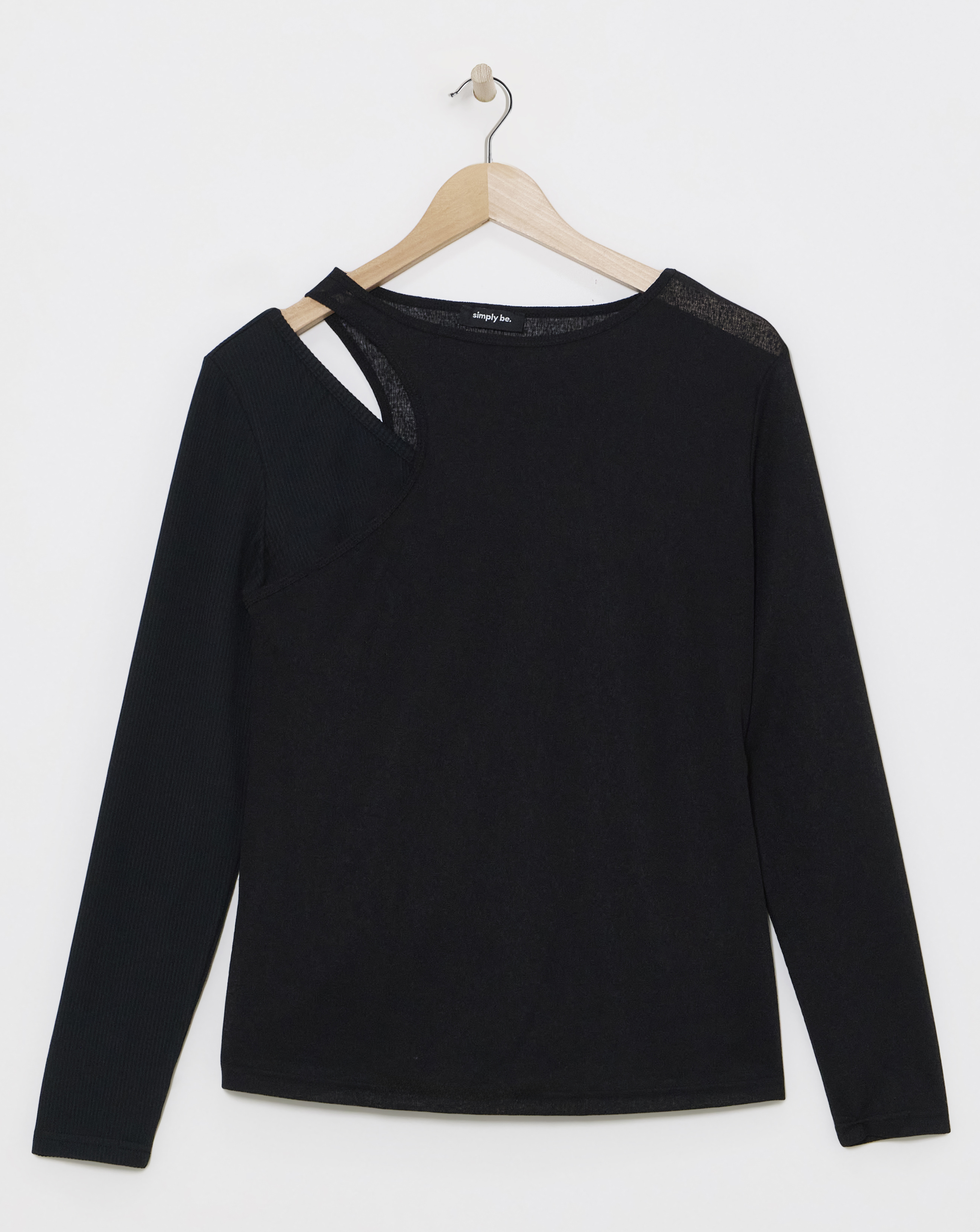 2 in 1 Knit Look Mesh Top