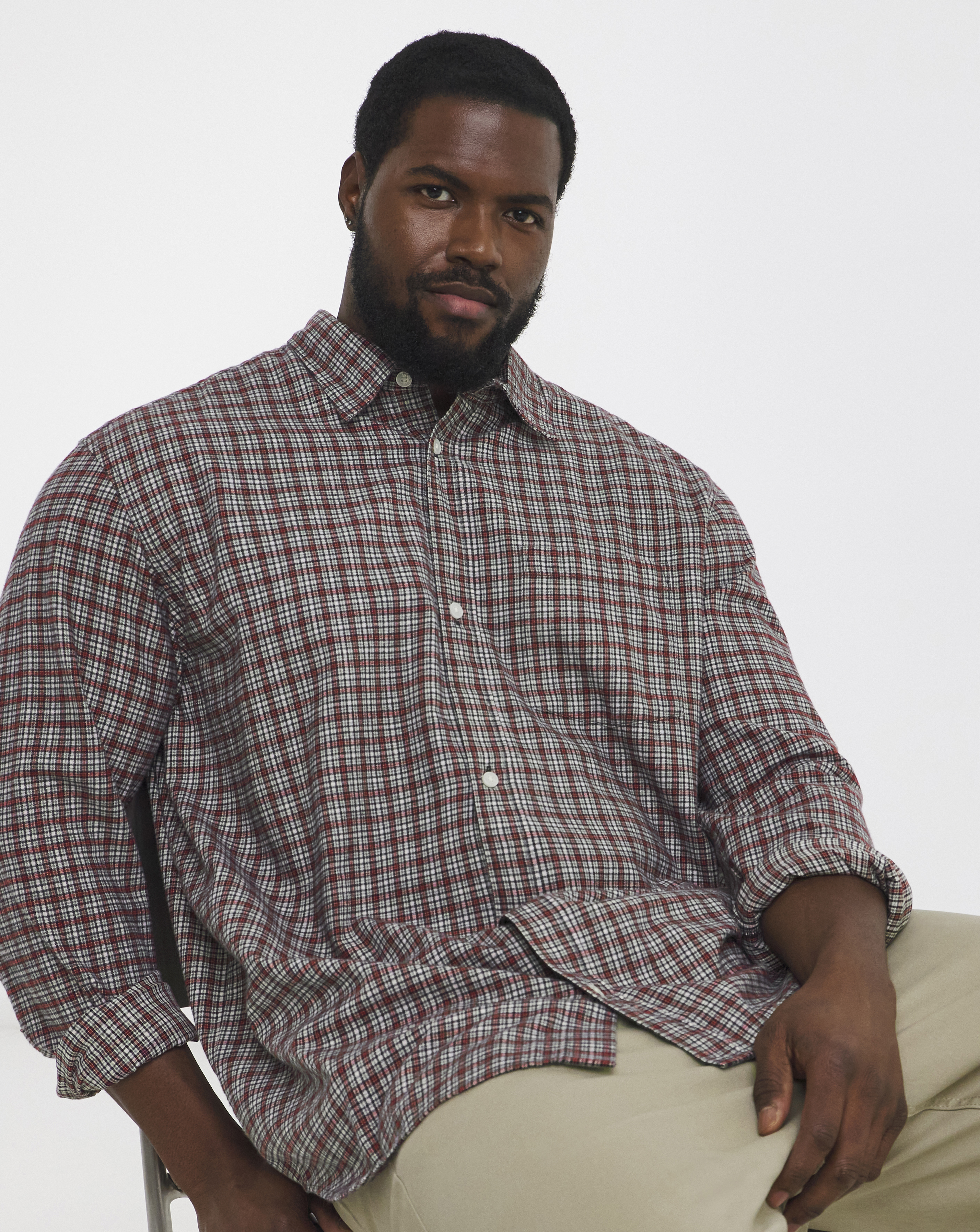Jack & Jones Meadow Check Shirt - Red