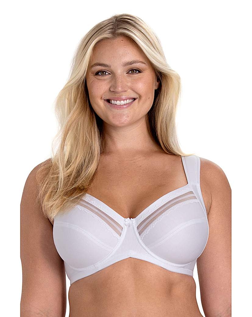 Miss Mary Of Sweden Women's White Miss Mary Essence Underwired Bra 46C