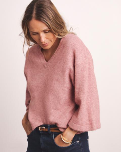 ANTHOLOGY HALF SLEEVE V NECK JUMPER