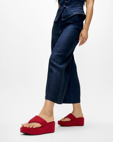 Fit Flop Platforms Wedge Toe Post