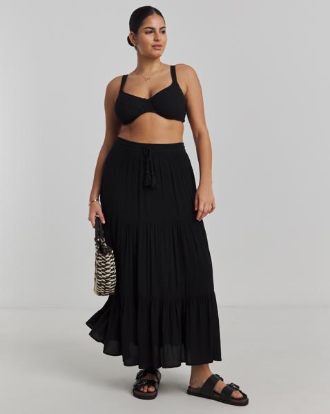 Beach To Tiered Skirt