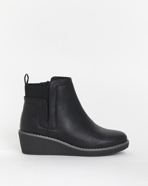Cushion Walk Wedged Ankle Boot EEE Fit