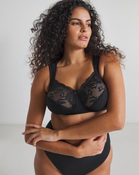 Miss Mary Lovely Lace Bra Black