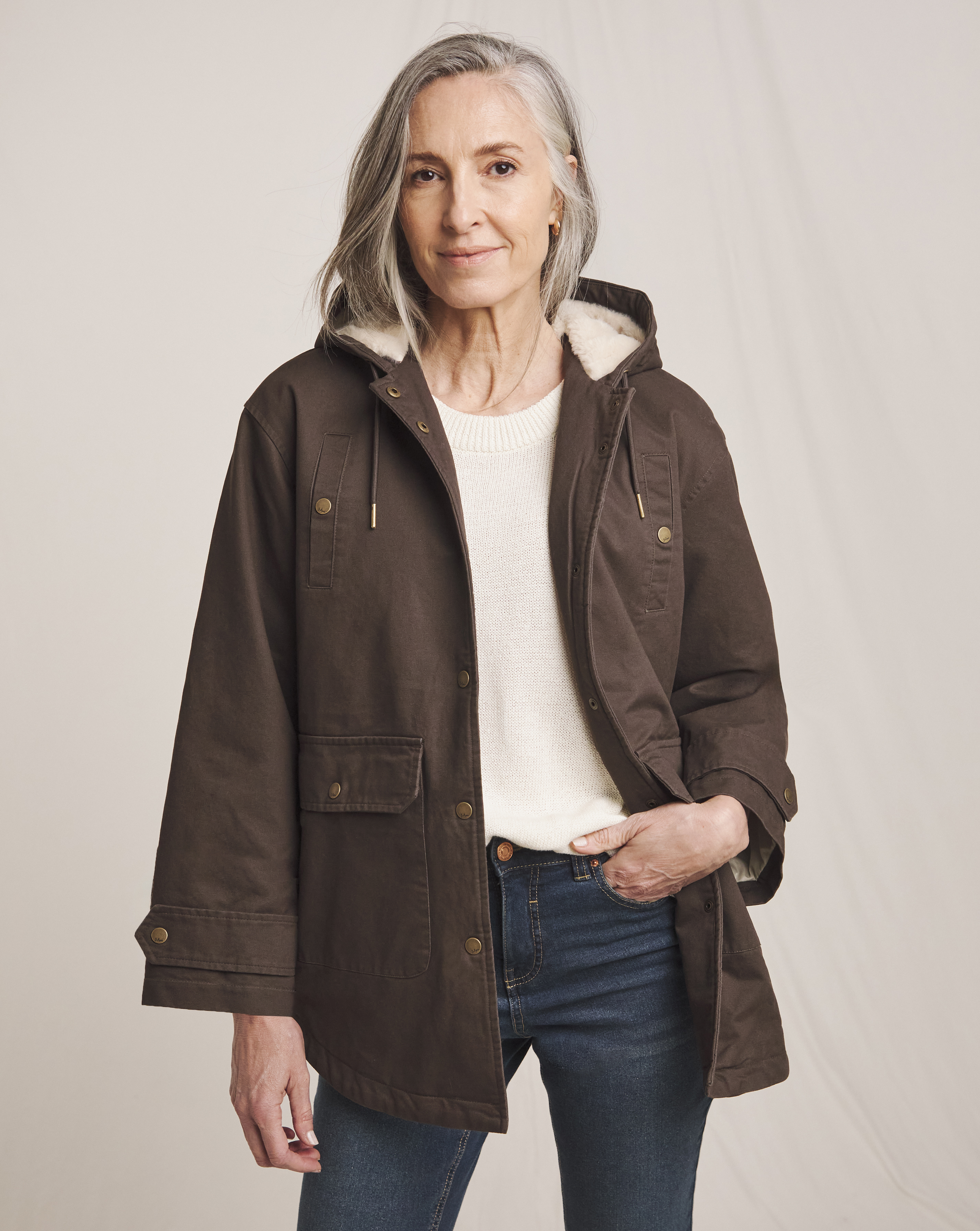 Julipa Pure Cotton Hooded Jacket