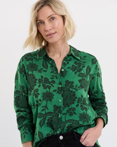 Printed Long Sleeve Shirt