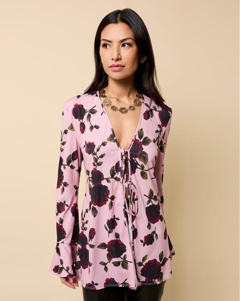 Little Mistress Tie Detail Shirt