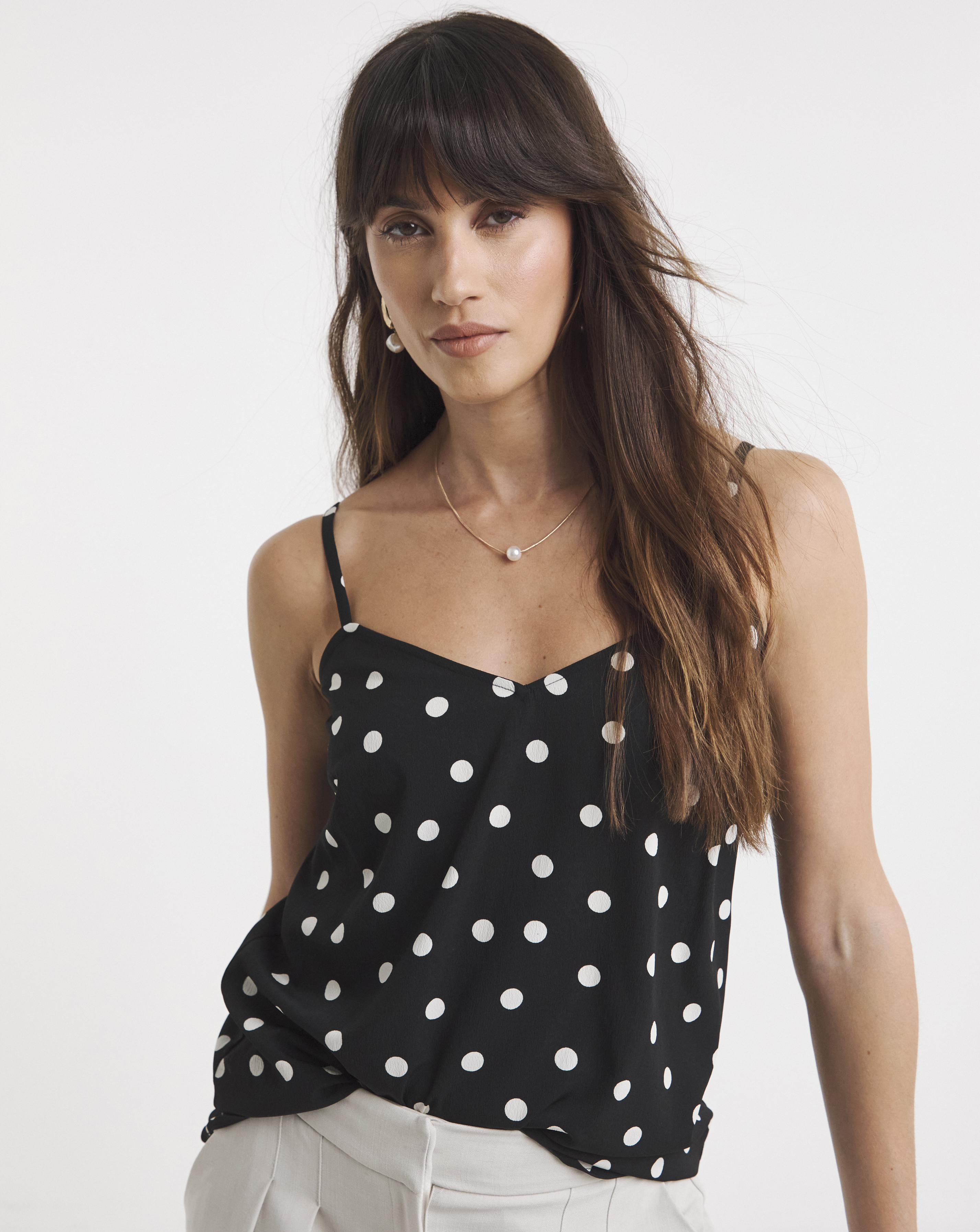 Printed Strappy Cami