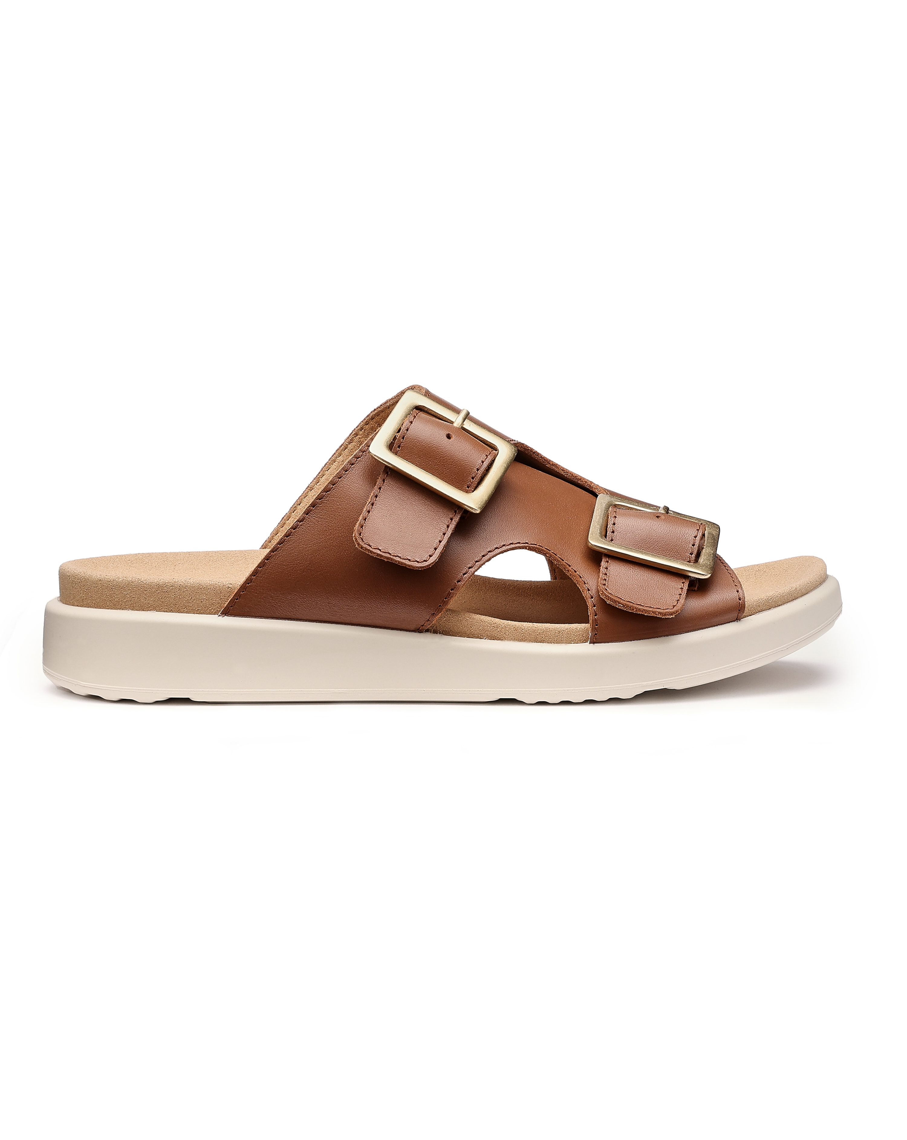 Hotter Wide Fit Corsica Mule Rich TAN - Hotter - Size8