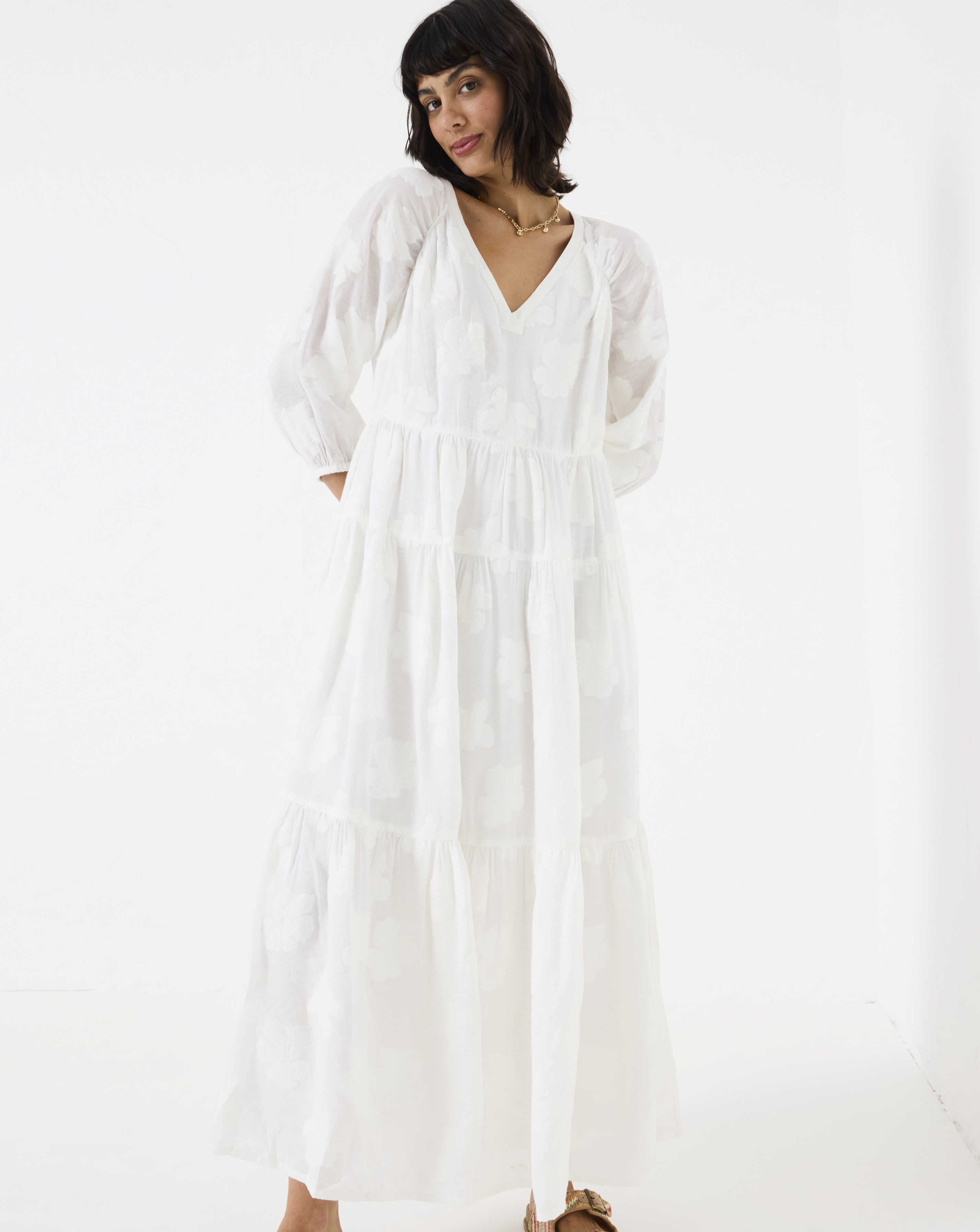 FatFace Jacquard Dress