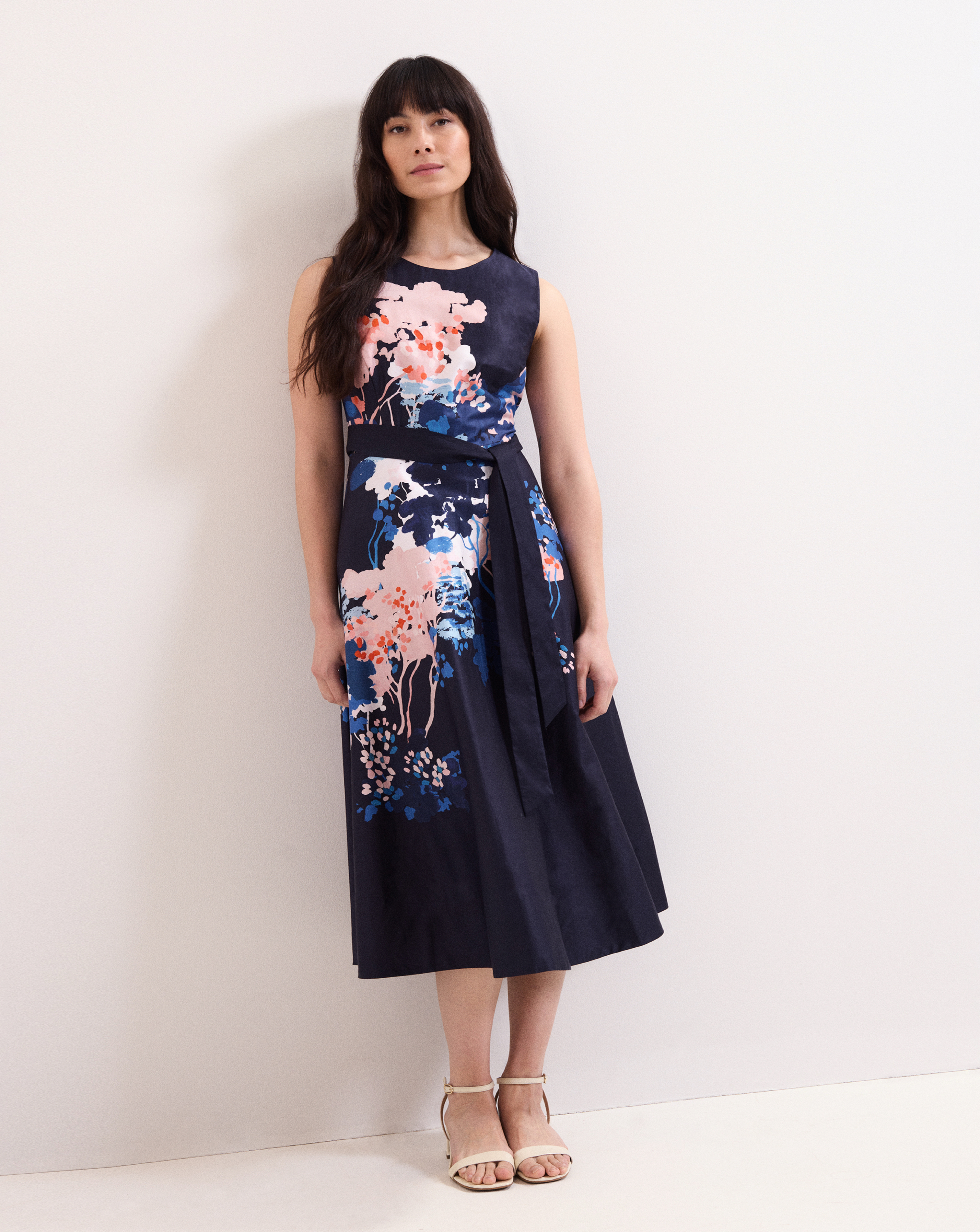 Phase Eight Floral Printed Midi Dress