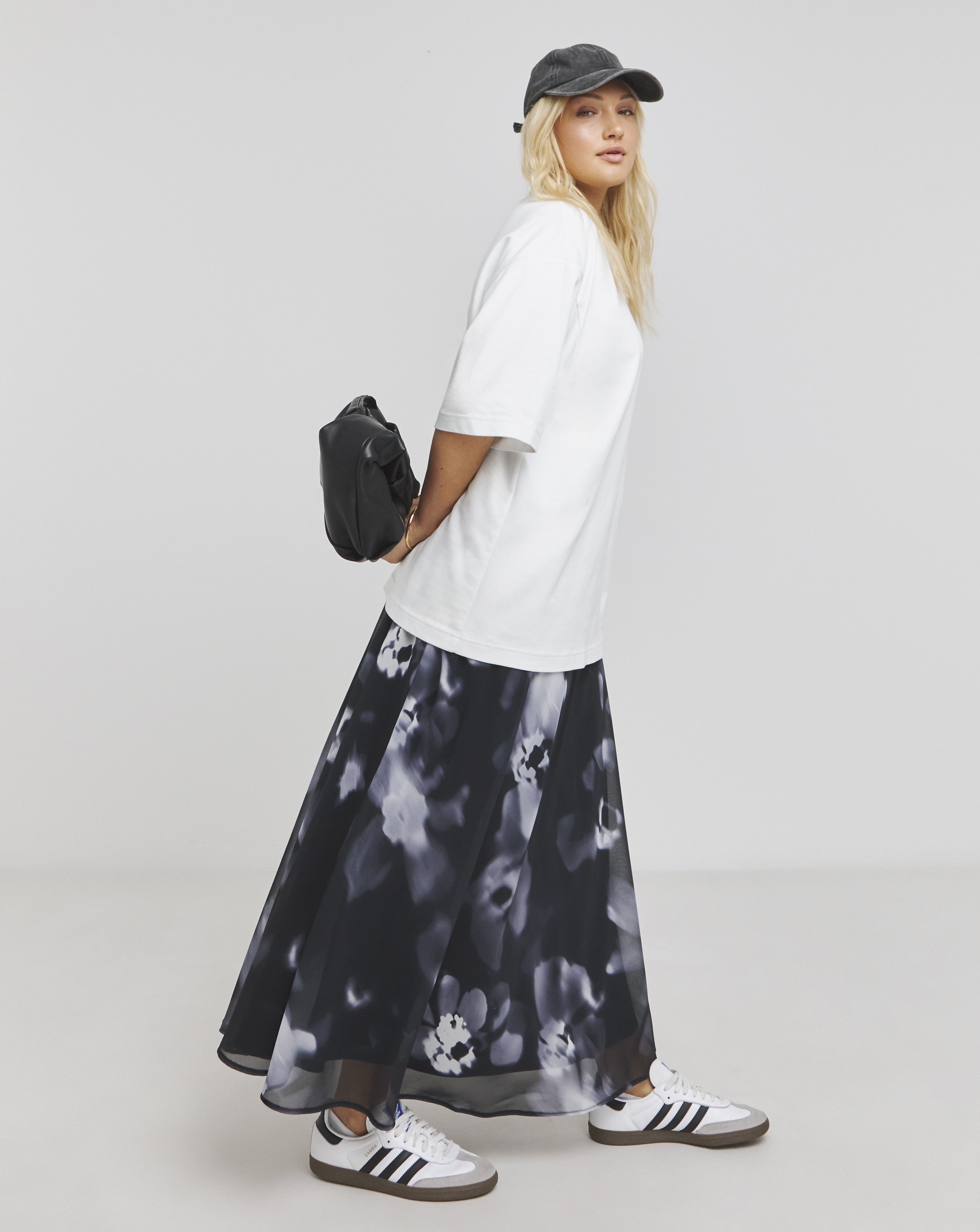 Georgette Full Maxi Skirt