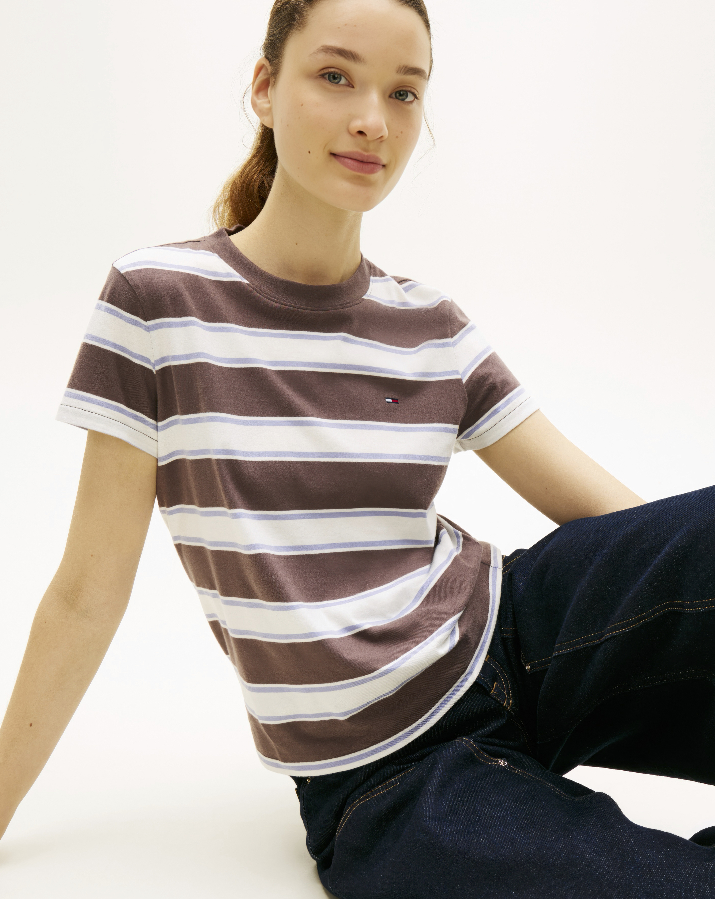 Tommy Jeans Flag Jersey T-Shirt