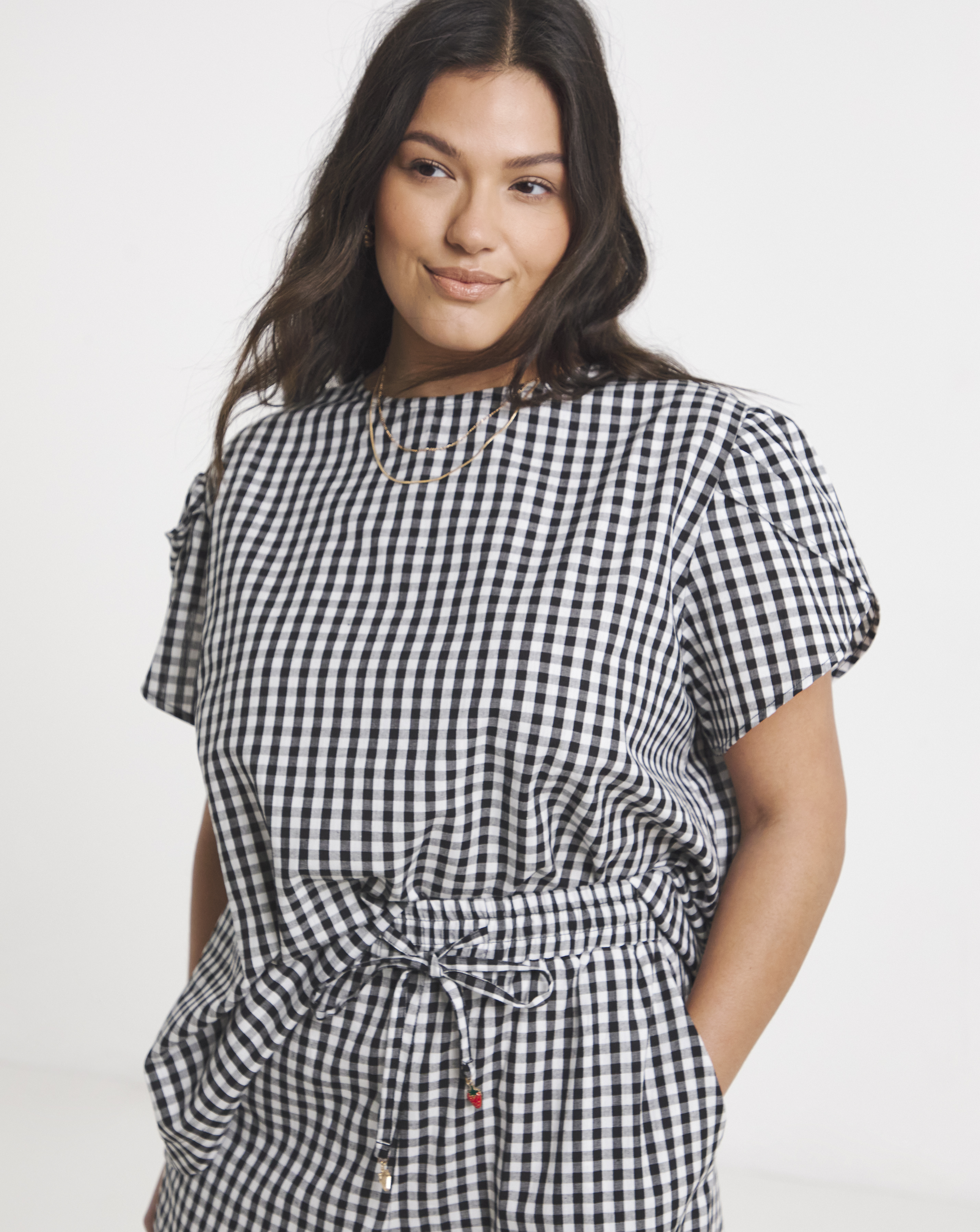 Petal Sleeve Boxy Top