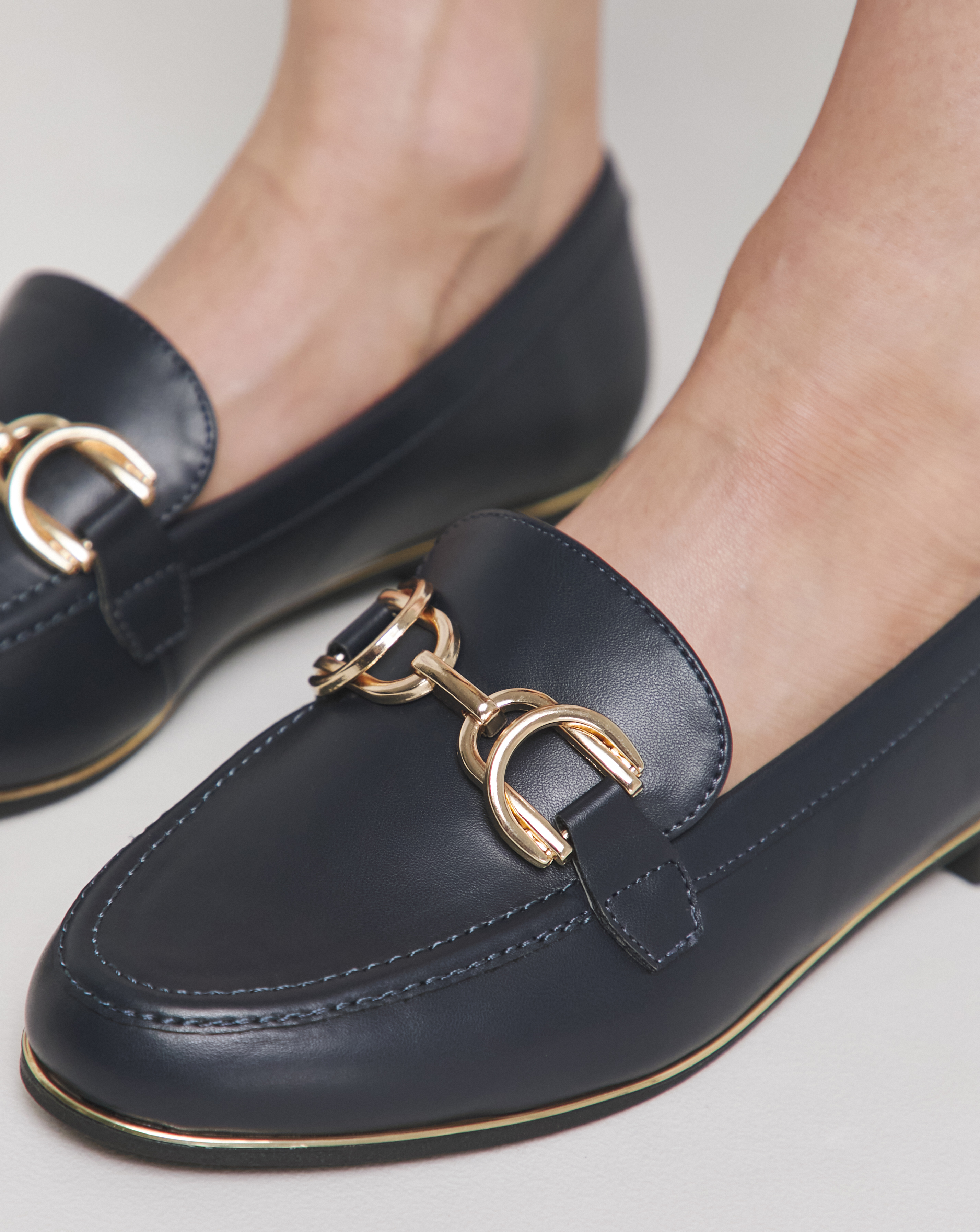 Vanessa Trim Loafer With Rand Detailing - Wide Fit (E) | JD Williams