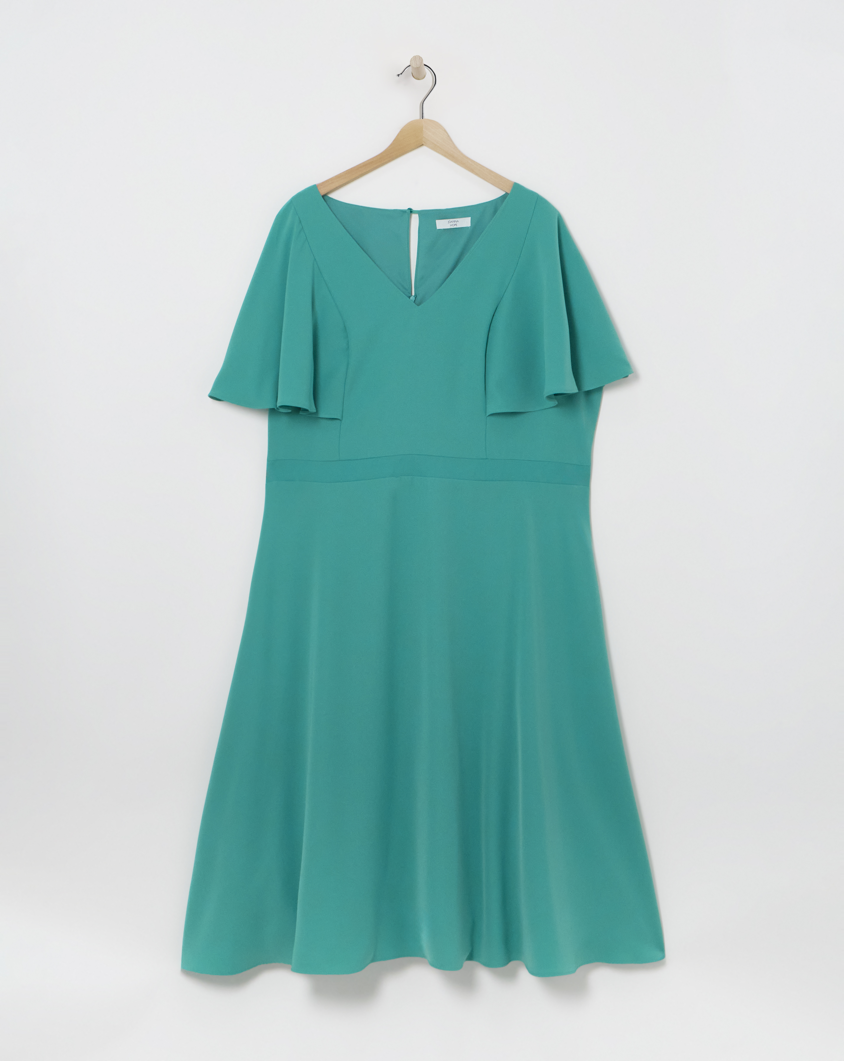 Joanna Hope Green Angel Sleeve Dress